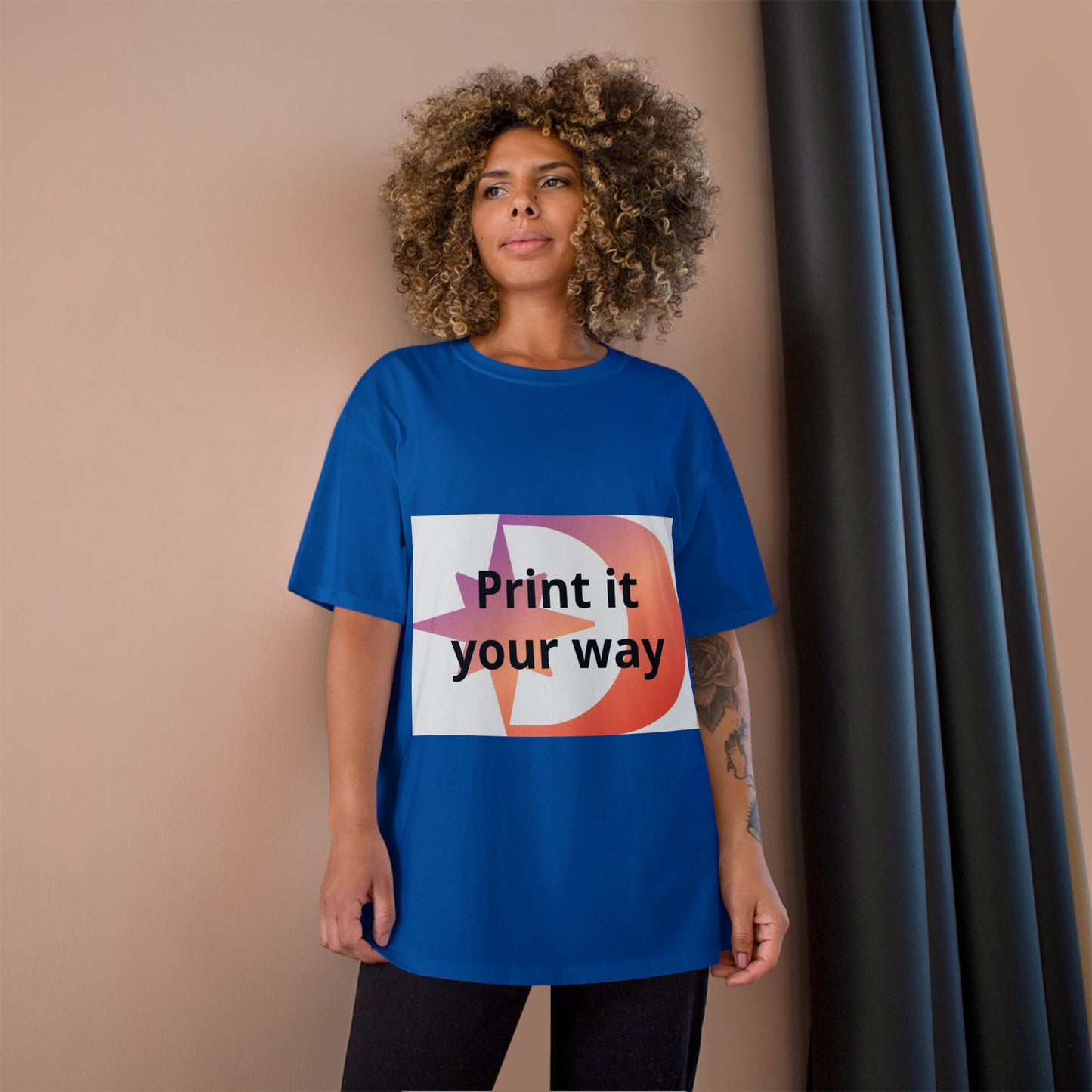 Champion T-Shirt — Customizable Logo Tee