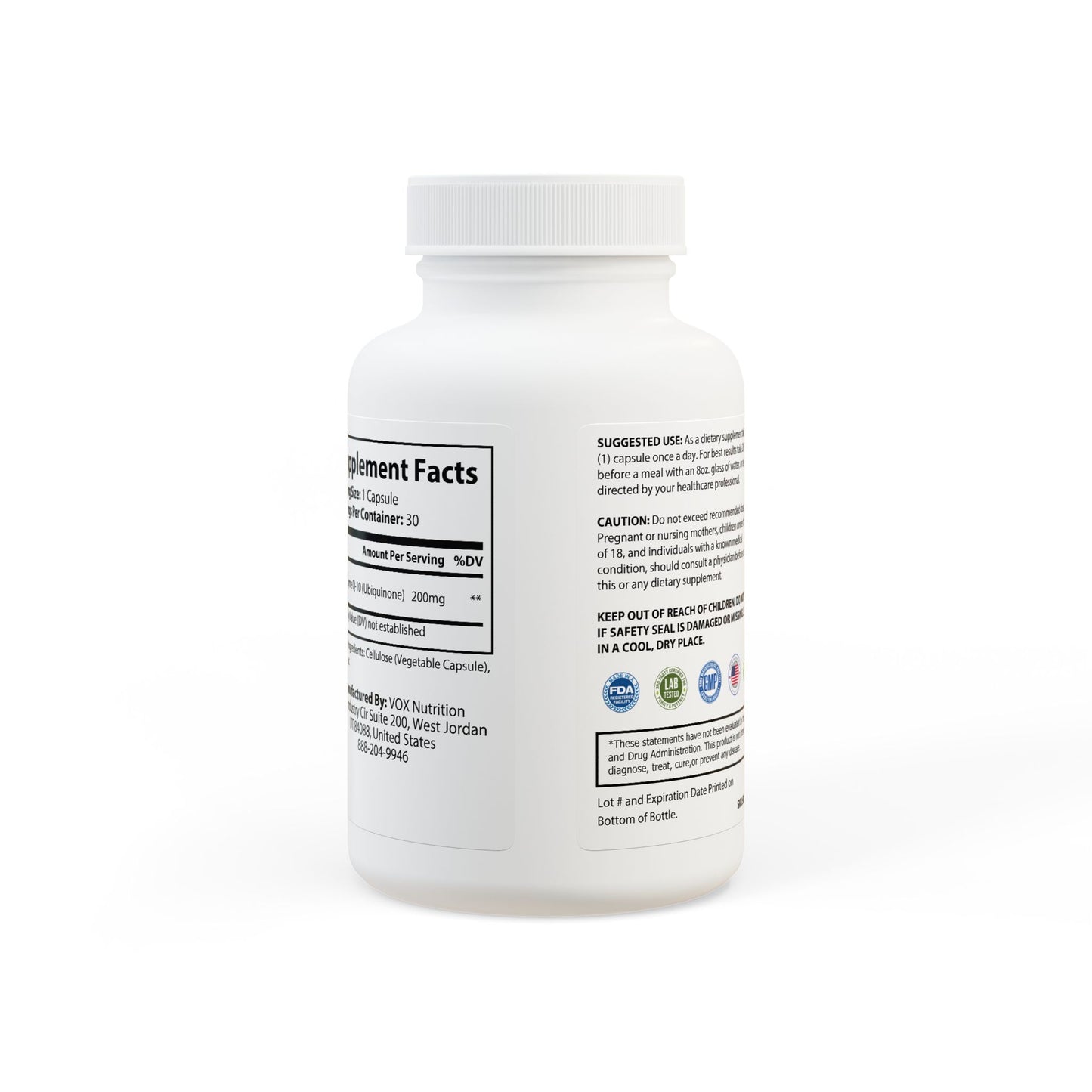 Dilatancy CoQ10 (Ubiquinone) Supplement (30 Capsules)