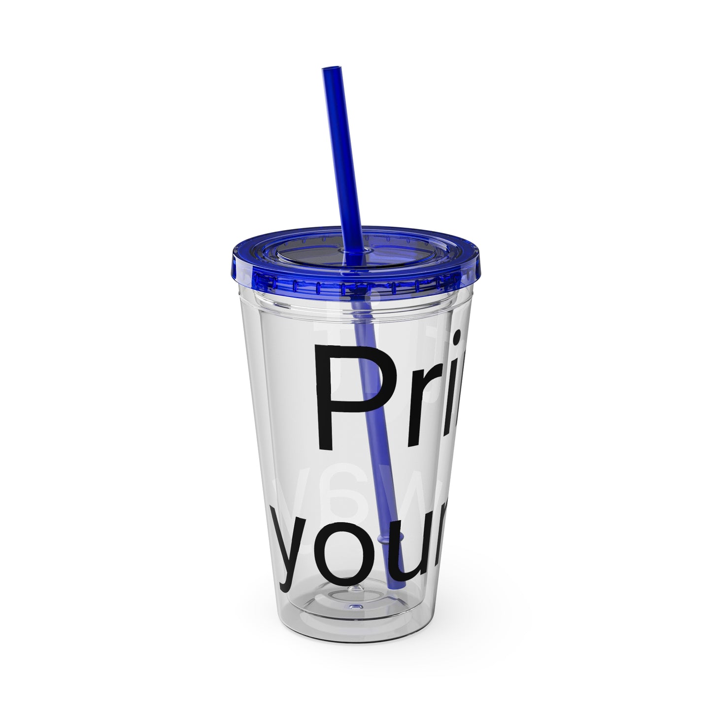 Sunsplash Tumbler with Straw | Motivational Travel Mug for Coffee Lovers, Reusable Drink Container, Eco-Friendly Gift, Summer Vibes