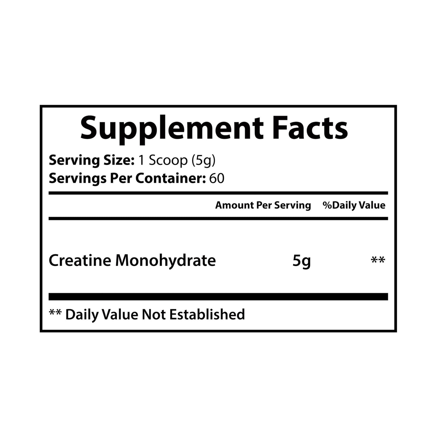Dilatancy Creatine Monohydrate Supplement (300g, 10.58oz)