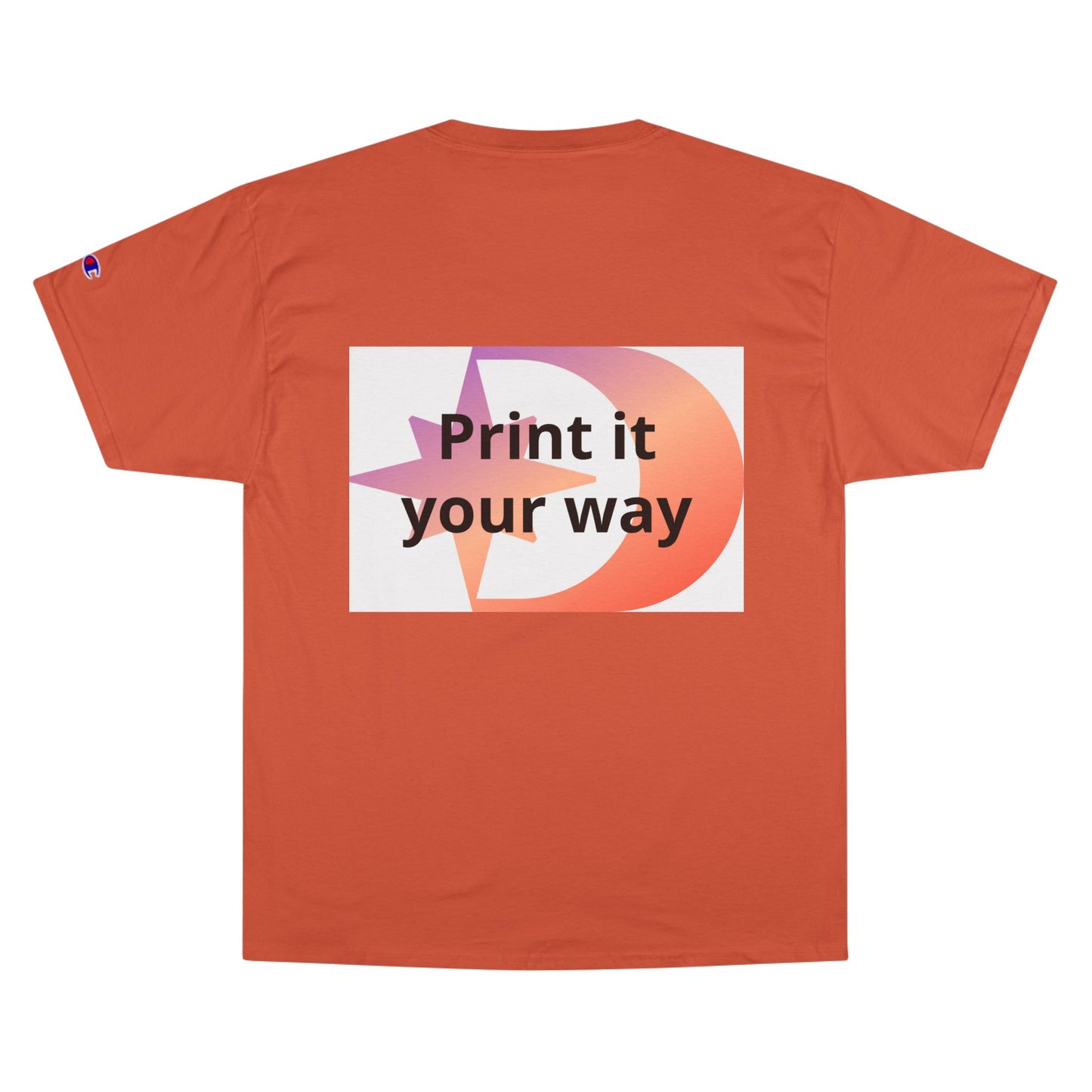 Champion T-Shirt — Customizable Logo Tee