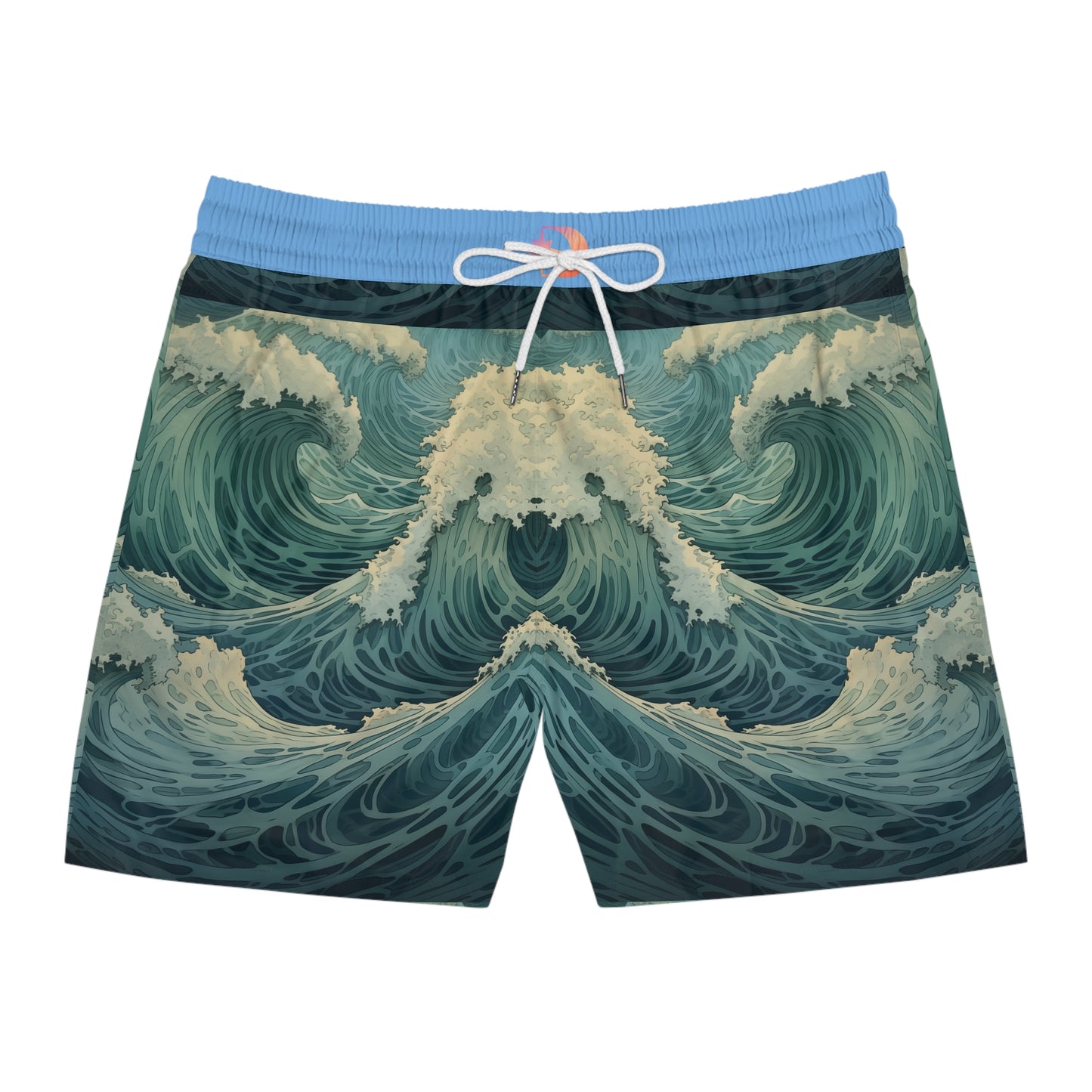 Customizable Men's Mid-Length Swim Shorts