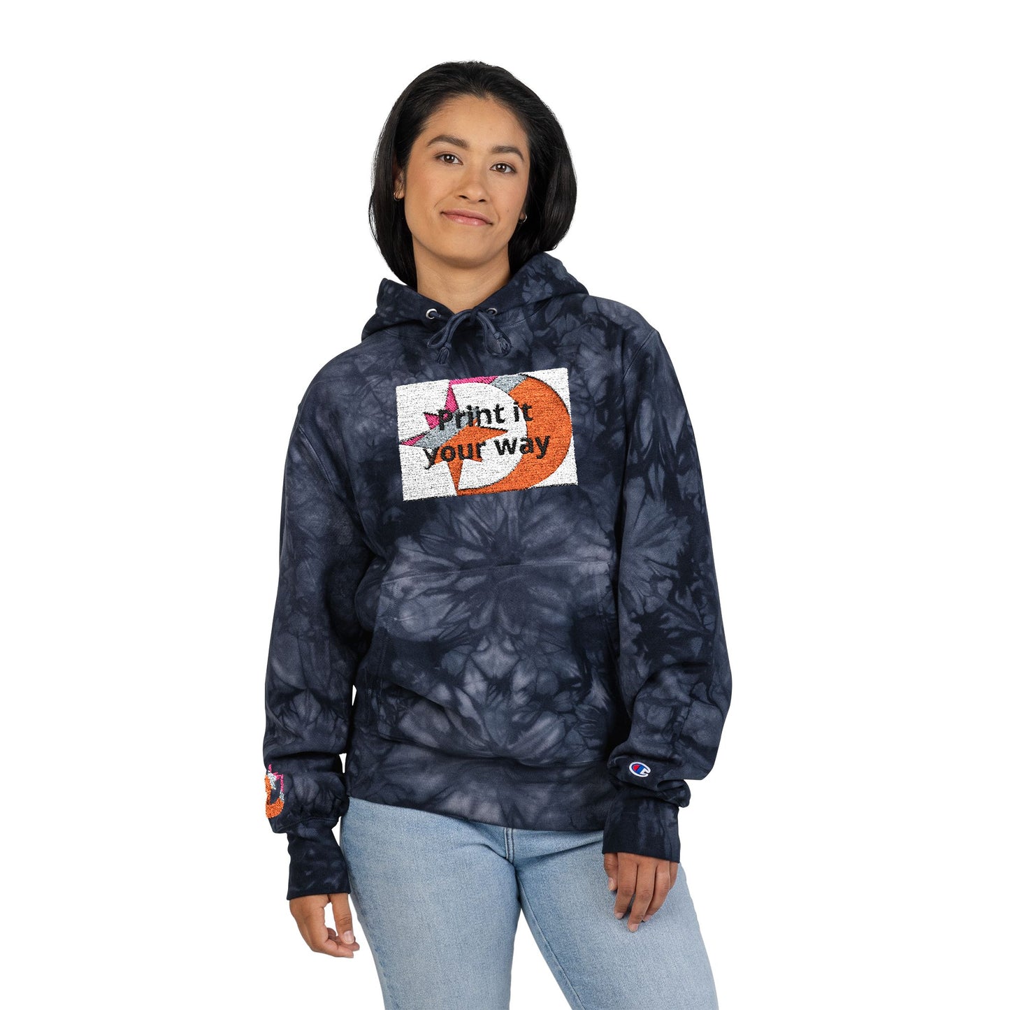 Champion Embroidered Customizable Hoodie