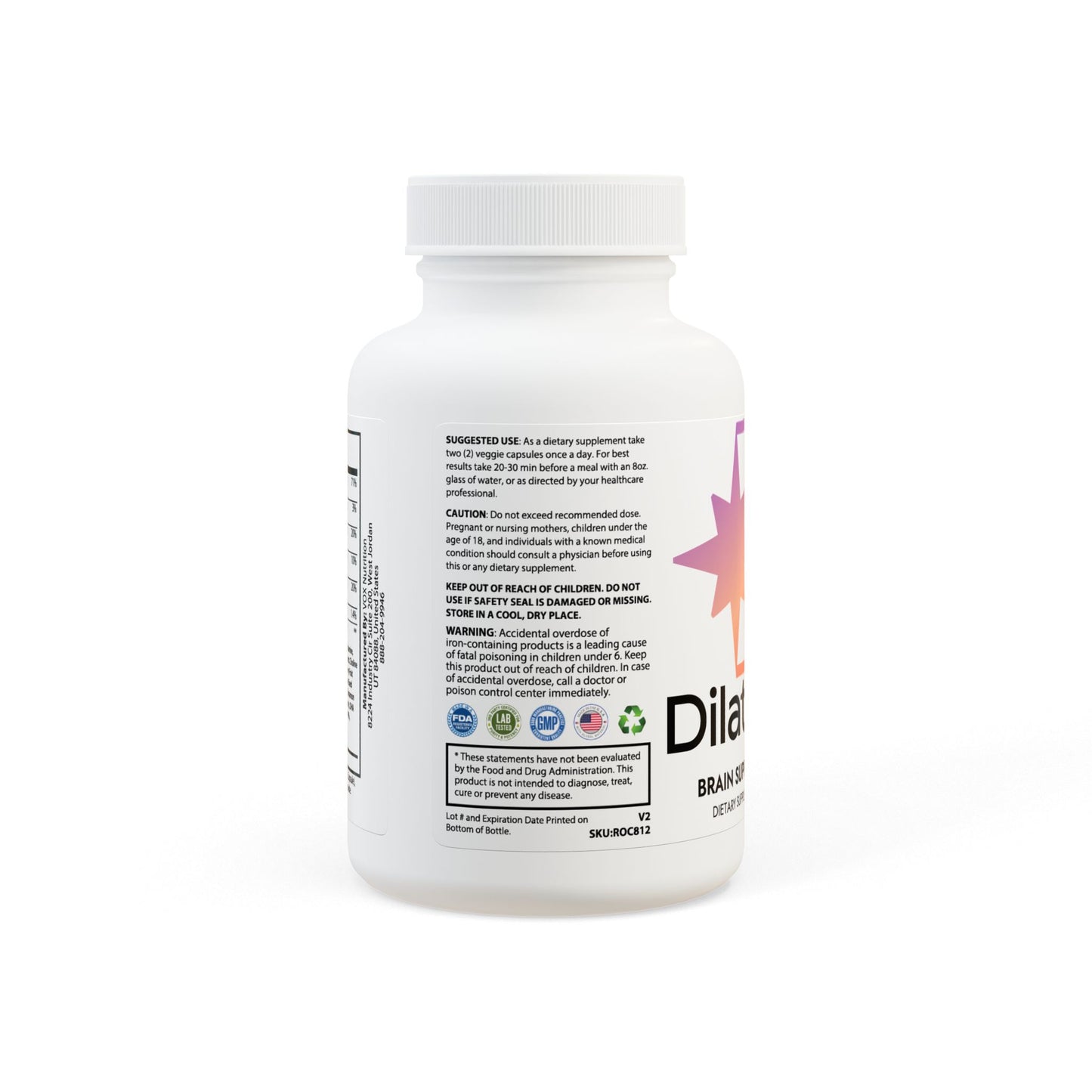Dilatancy Brain Support Complex Supplement (60 Capsules)