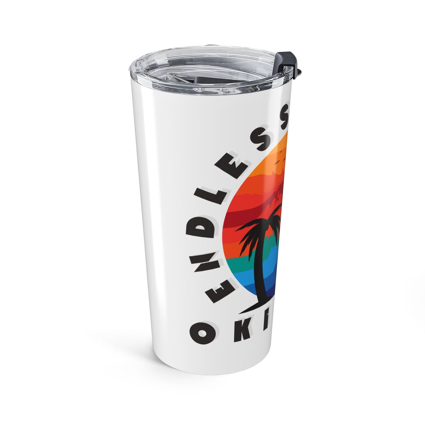 Okinawa Tumbler 20oz, Japanese Travel Mug, Insulated Cup, Gift for Traveler, Vacation Accessories