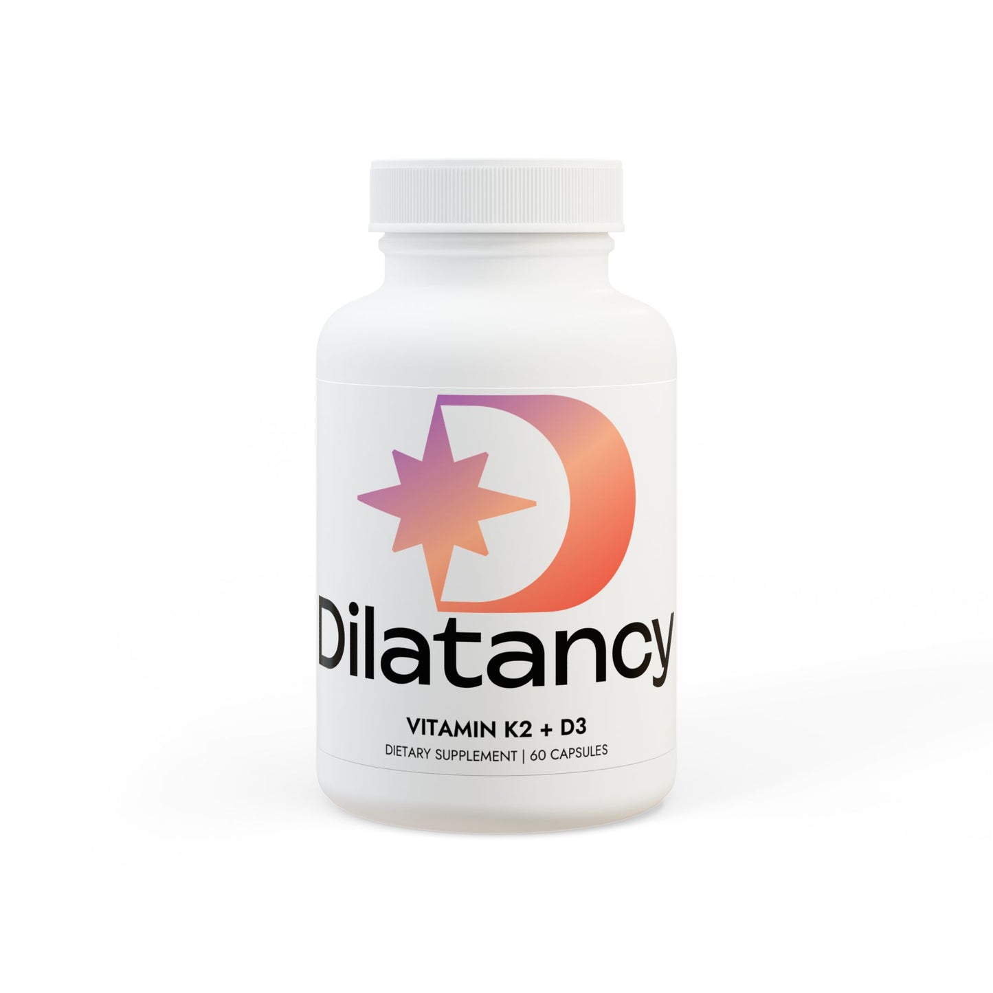 Dilatancy Vitamin K2 + D3 Supplement (60 Capsules)