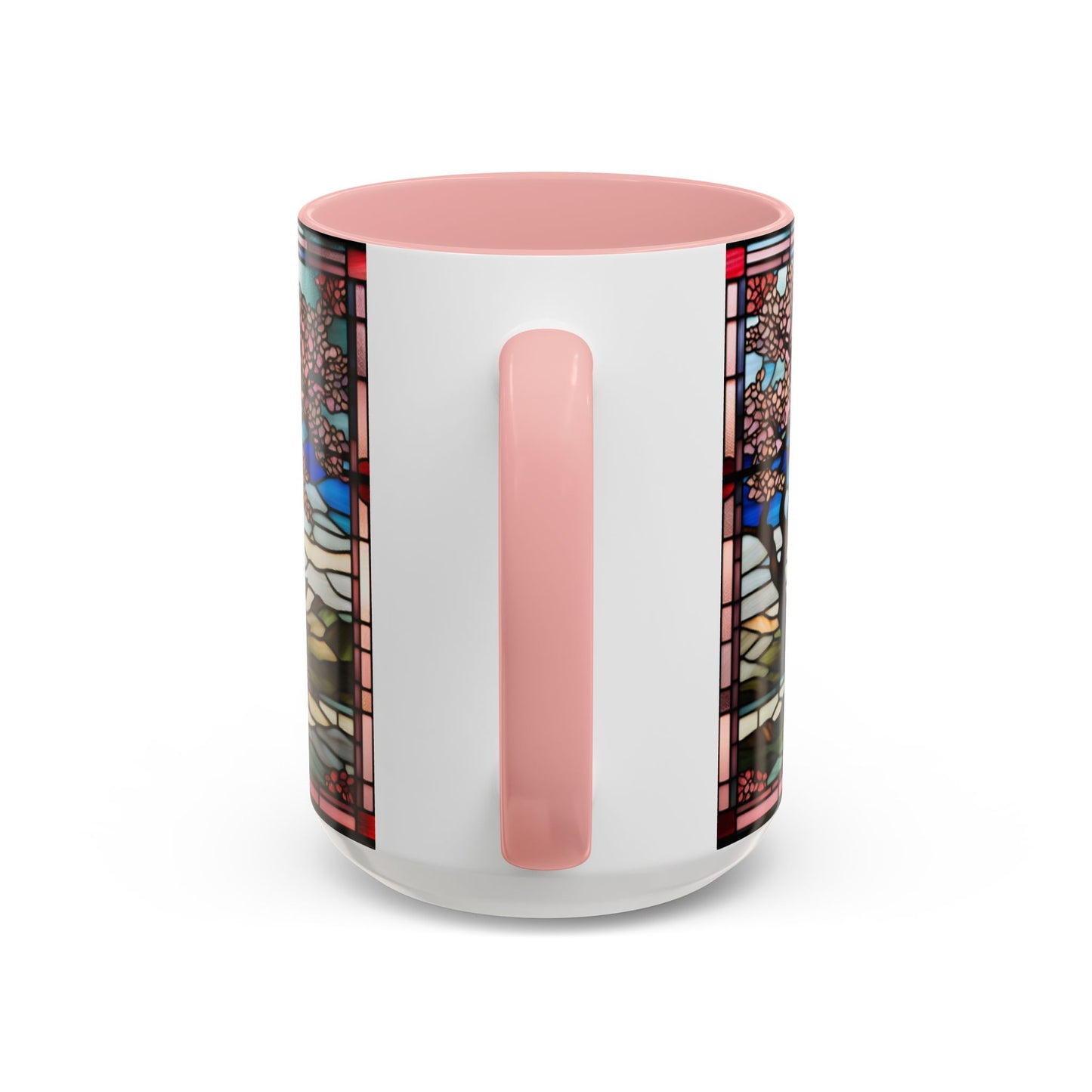 Cherry Blossom Accent Coffee Mug, Aesthetic Floral Mug, Tea Lover Gift, Spring Decor, Unique Housewarming, Ceramic Cup