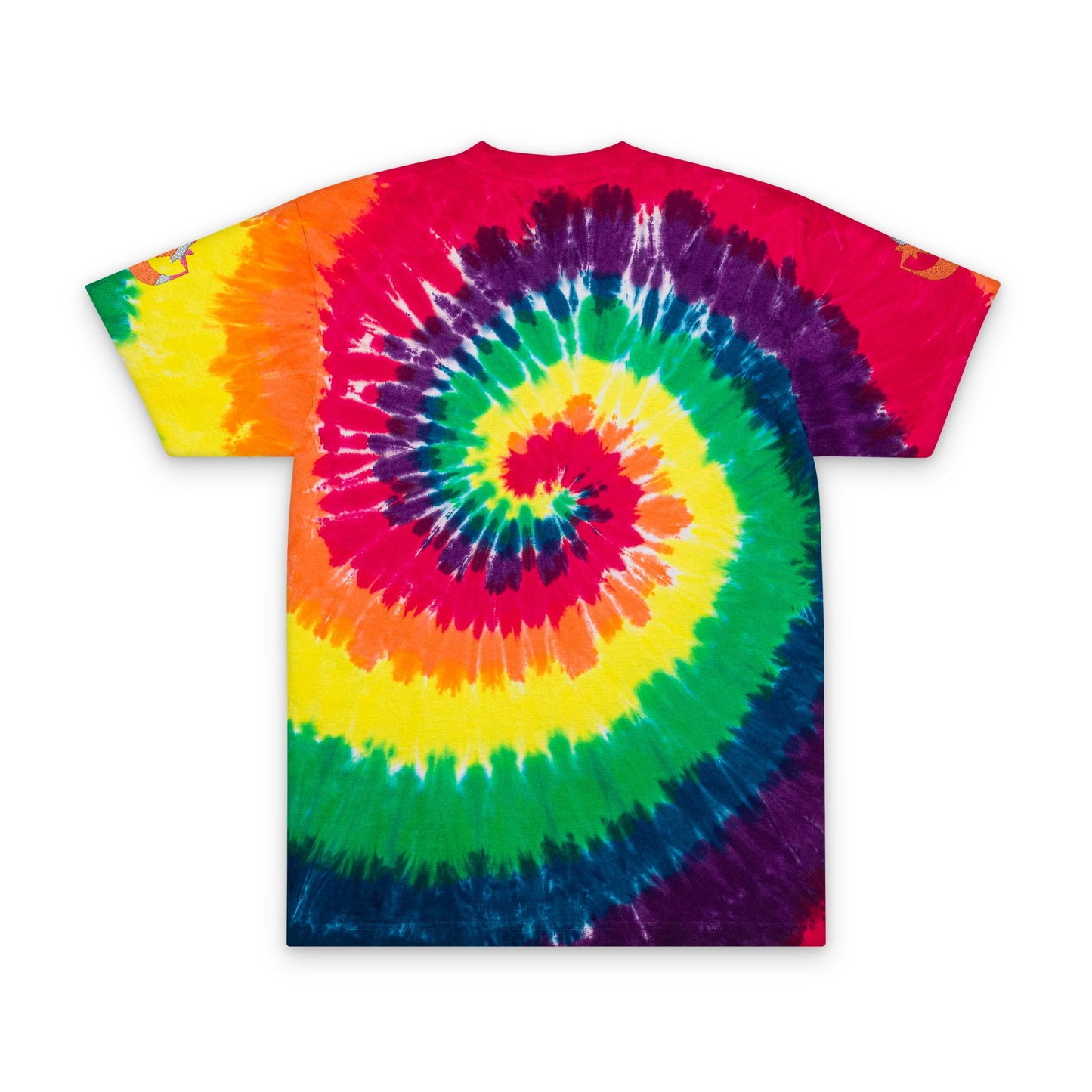 Customizable Tie-Dye T-Shirt Embroidered Oversized Shirt
