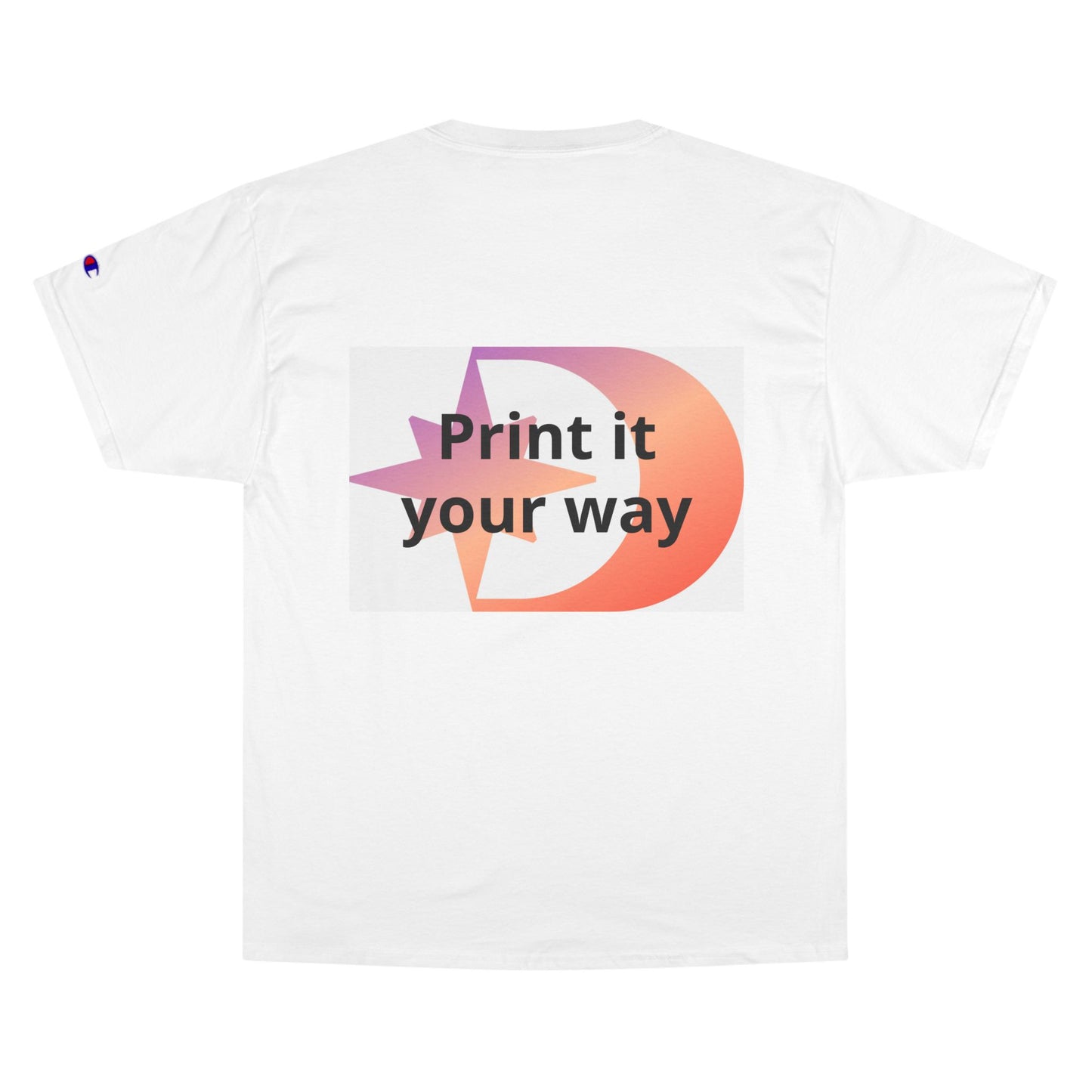 Champion T-Shirt — Customizable Logo Tee