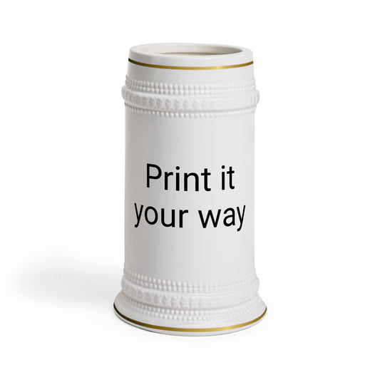 Custom Stein Mug - Personalized Beer Mug, Custom Drinkware, Gift for Beer Lovers, Unique Barware, Special Occasion