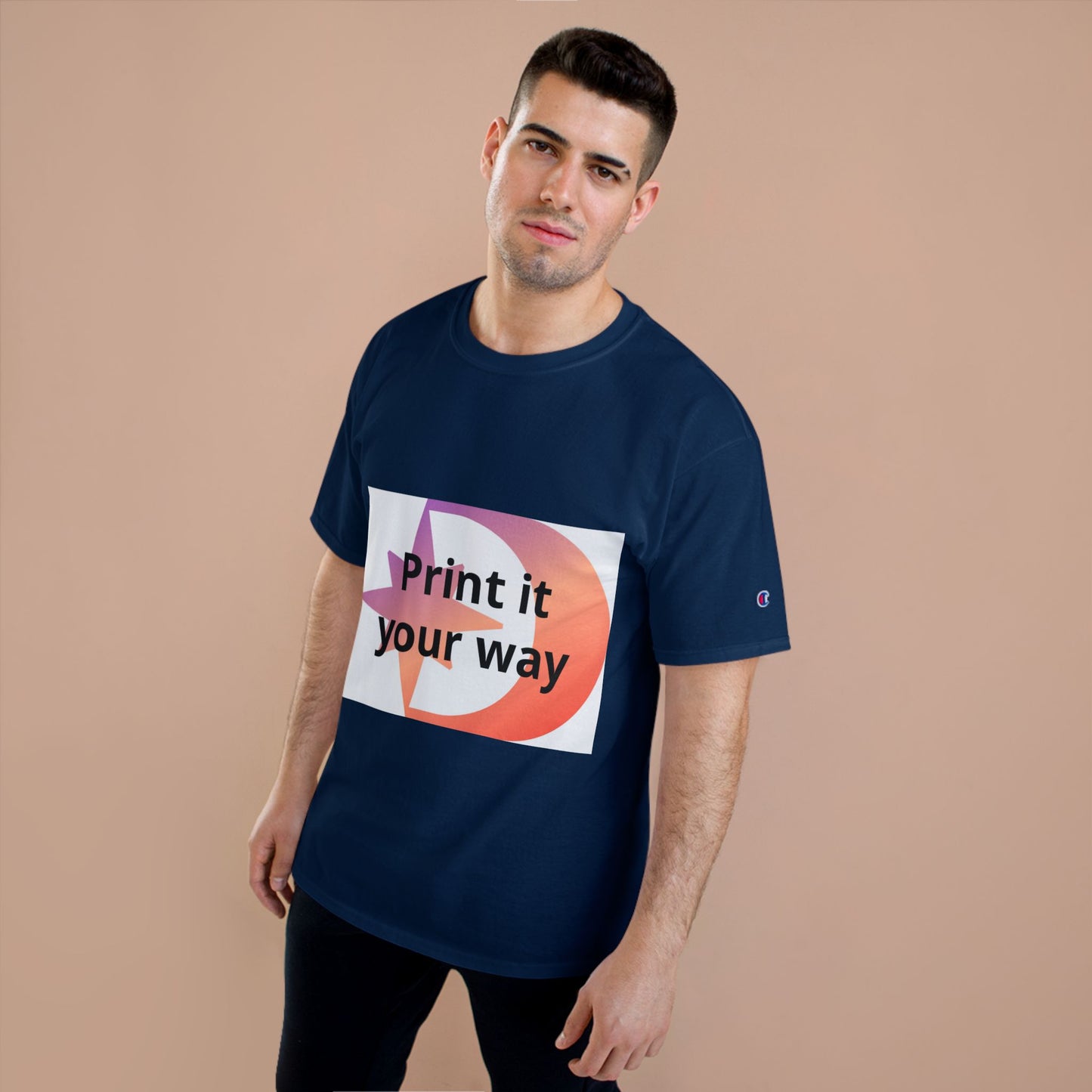 Champion T-Shirt — Customizable Logo Tee