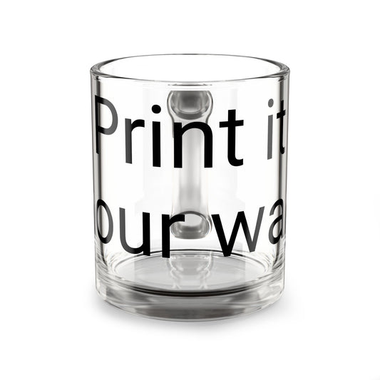 Personalized Glass Mug, Custom Drinkware, Perfect Gift for Coffee Lovers, Unique Home Decor, Ideal for Birthdays, Holidays