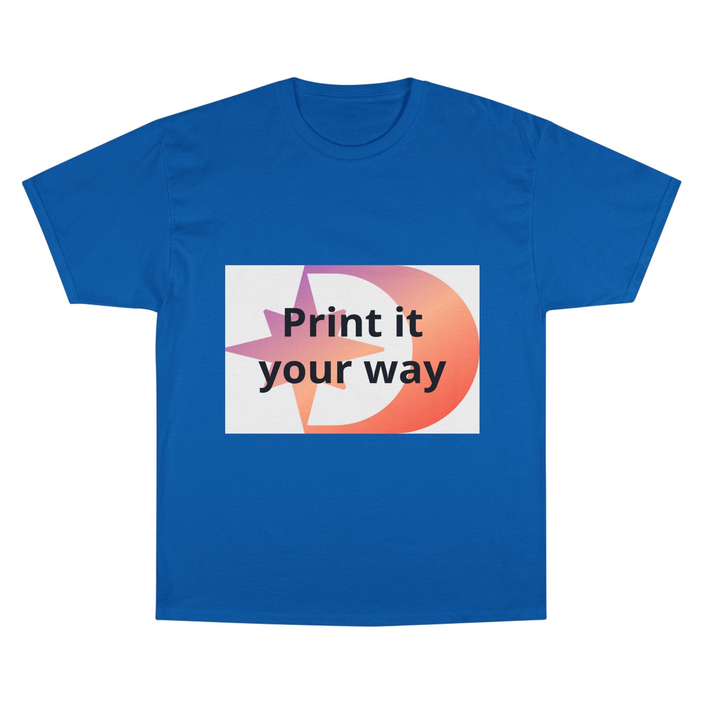 Champion T-Shirt — Customizable Logo Tee