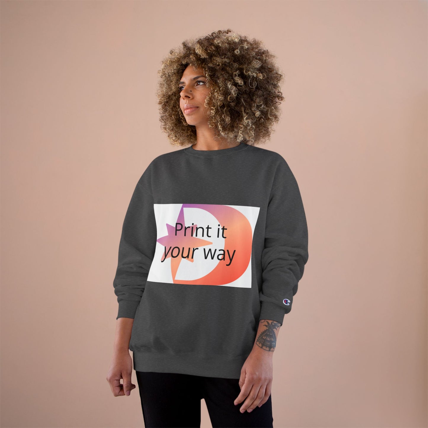 Champion Sweatshirt Customizable Sweatshirt