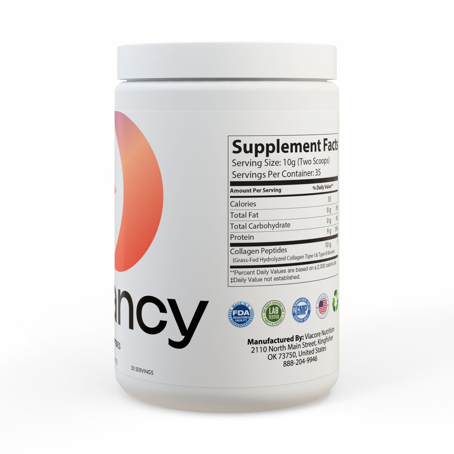 Dilatancy Collagen Peptides Type I & III Supplement (350g, 12.3oz)