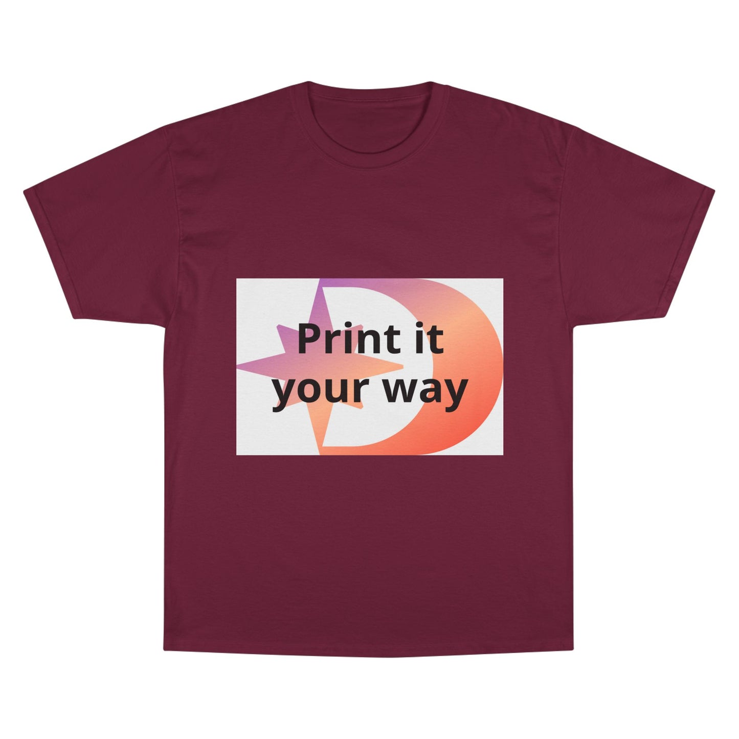 Champion T-Shirt — Customizable Logo Tee