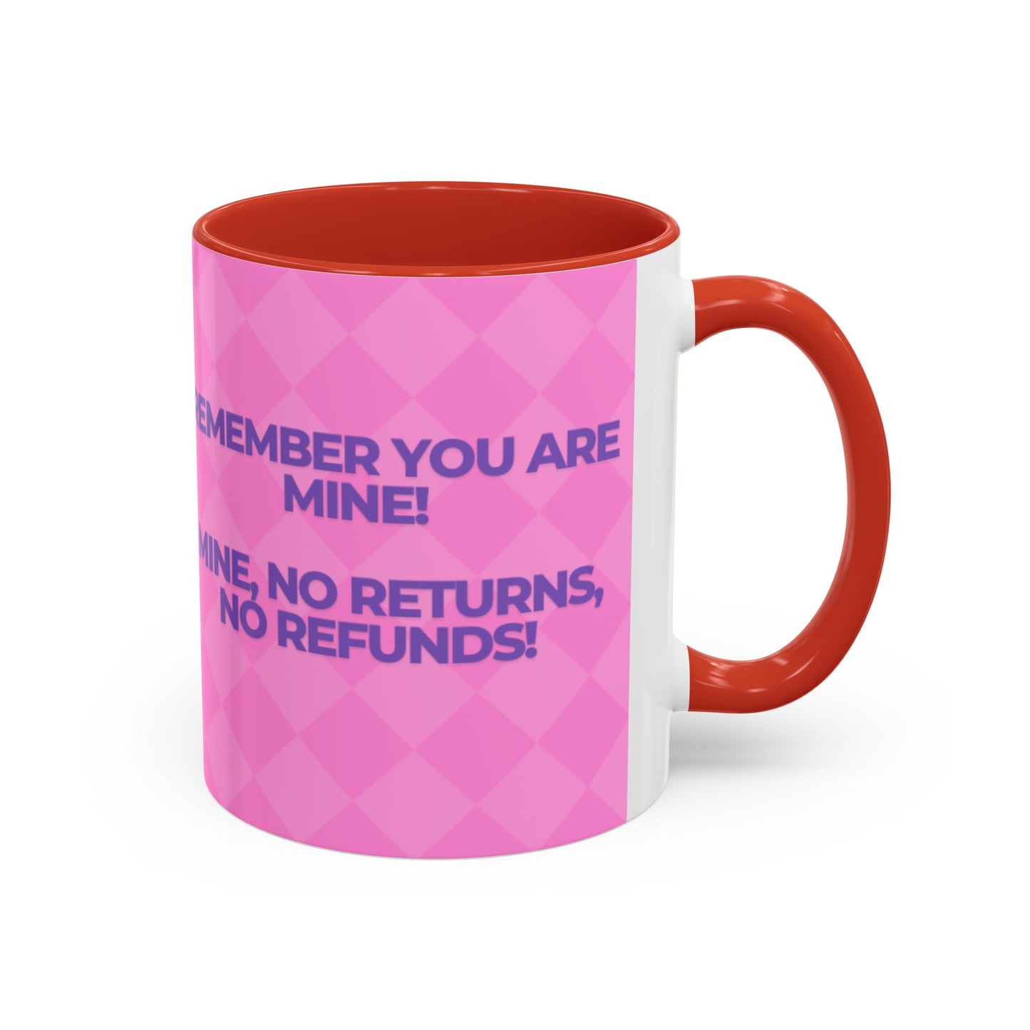 Playful Accent Coffee Mug Perfect Gift for Couples, Humor, Love, Valentines Day, Relationship Celebration, Funny Drinkware