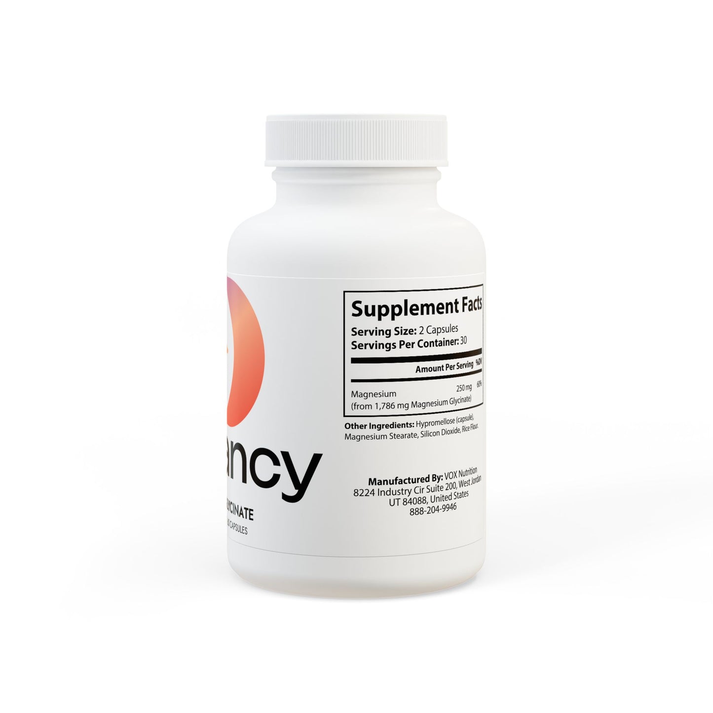 Dilatancy Magnesium Glycinate Supplement (60 Capsules)