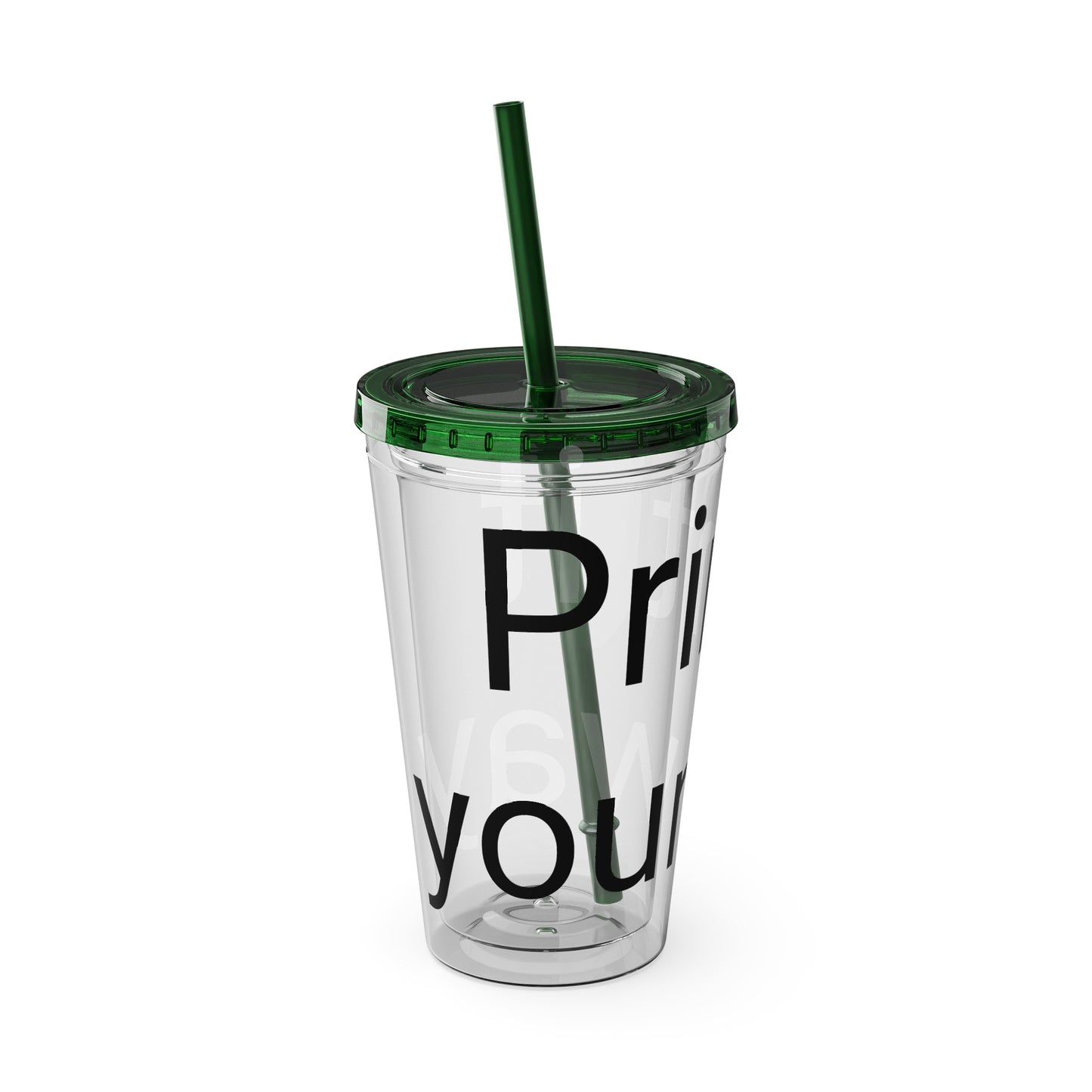 Sunsplash Tumbler with Straw | Motivational Travel Mug for Coffee Lovers, Reusable Drink Container, Eco-Friendly Gift, Summer Vibes