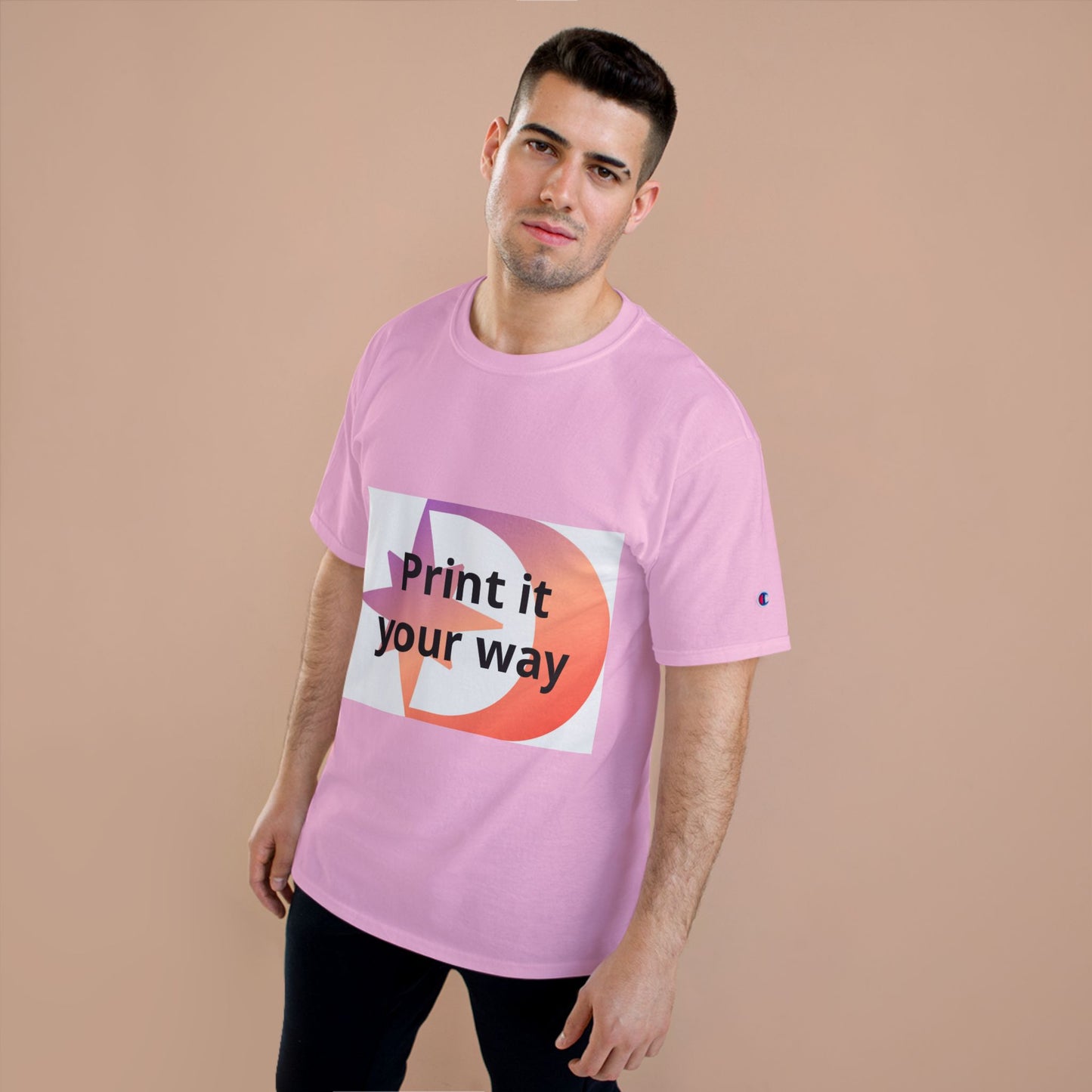 Champion T-Shirt — Customizable Logo Tee