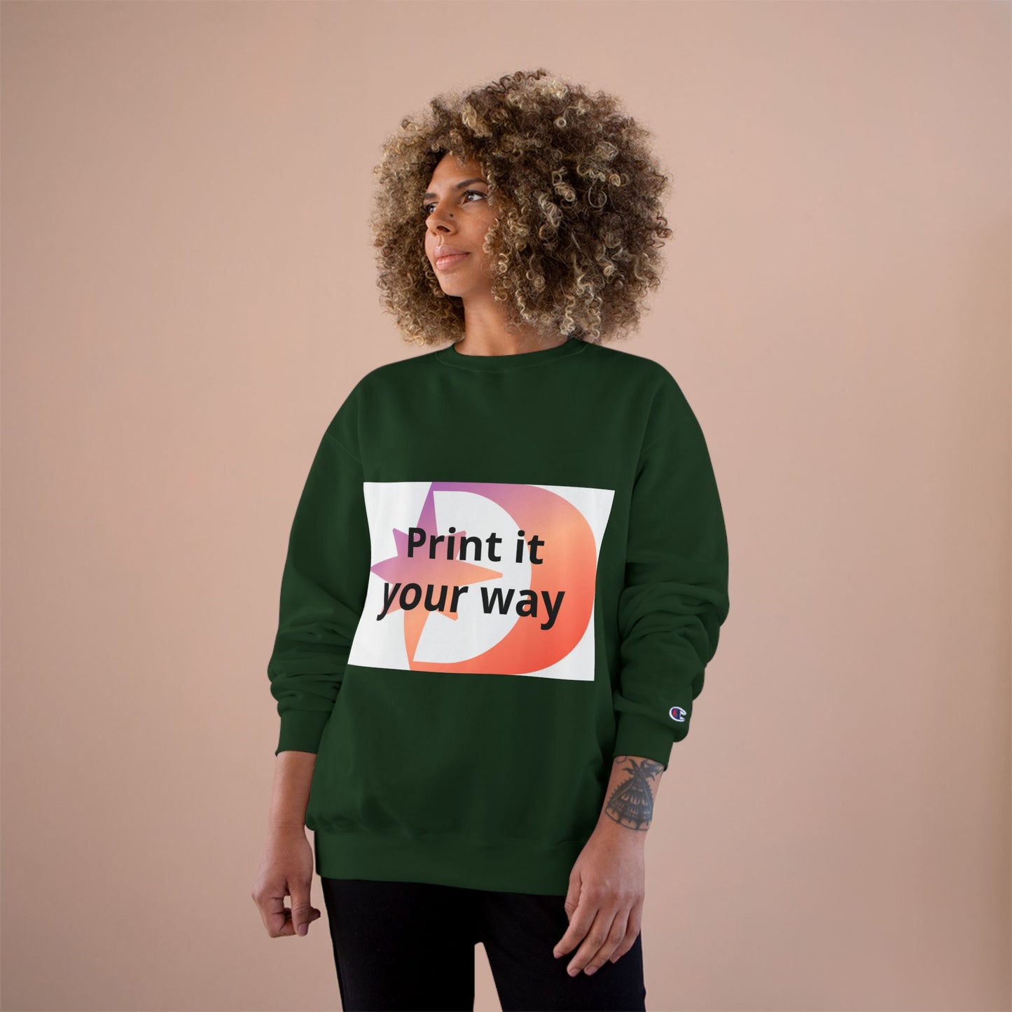 Champion Sweatshirt Customizable Sweatshirt