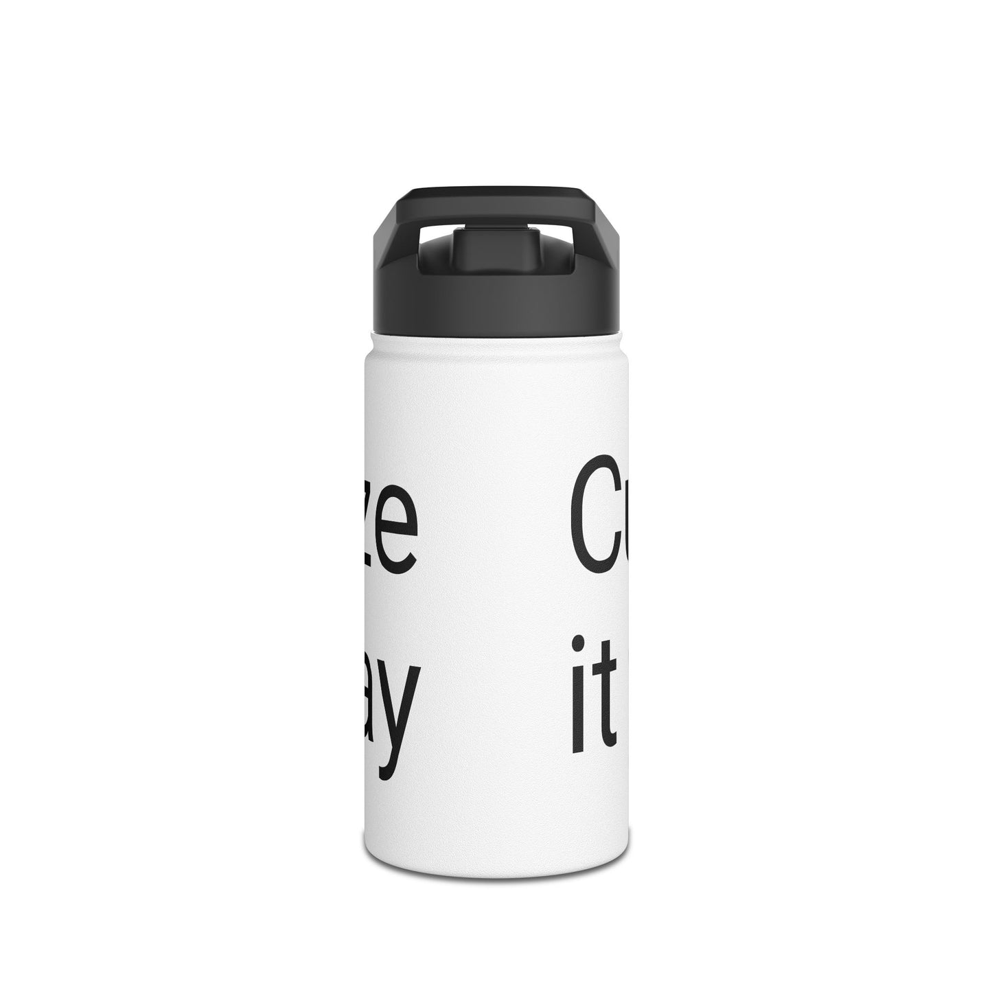 Custom Stainless Steel Water Bottle - Motivational Drinkware for Outdoors, Gym, School, Travel, Fitness - Ideal Gift for Active Lifestyles