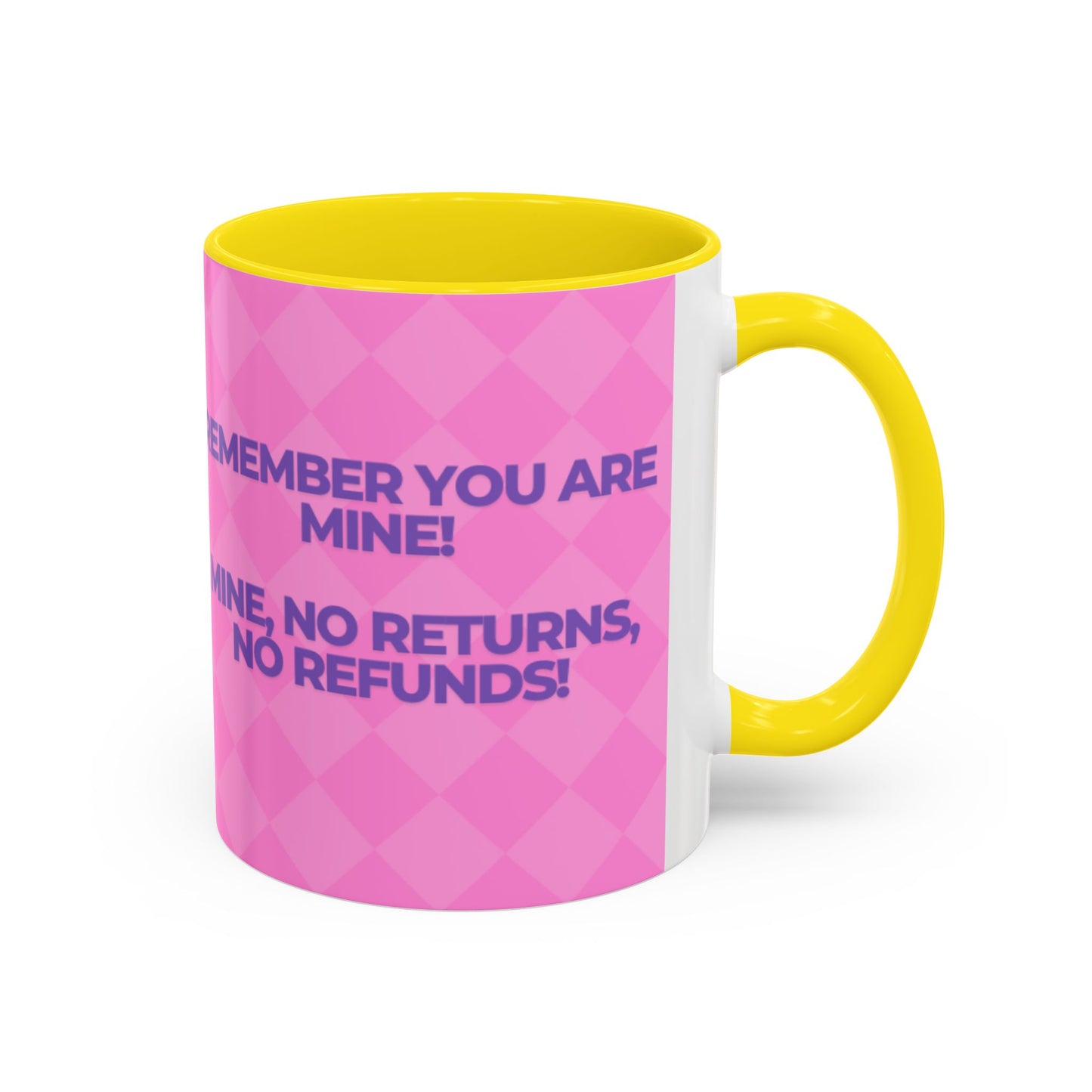 Playful Accent Coffee Mug Perfect Gift for Couples, Humor, Love, Valentines Day, Relationship Celebration, Funny Drinkware
