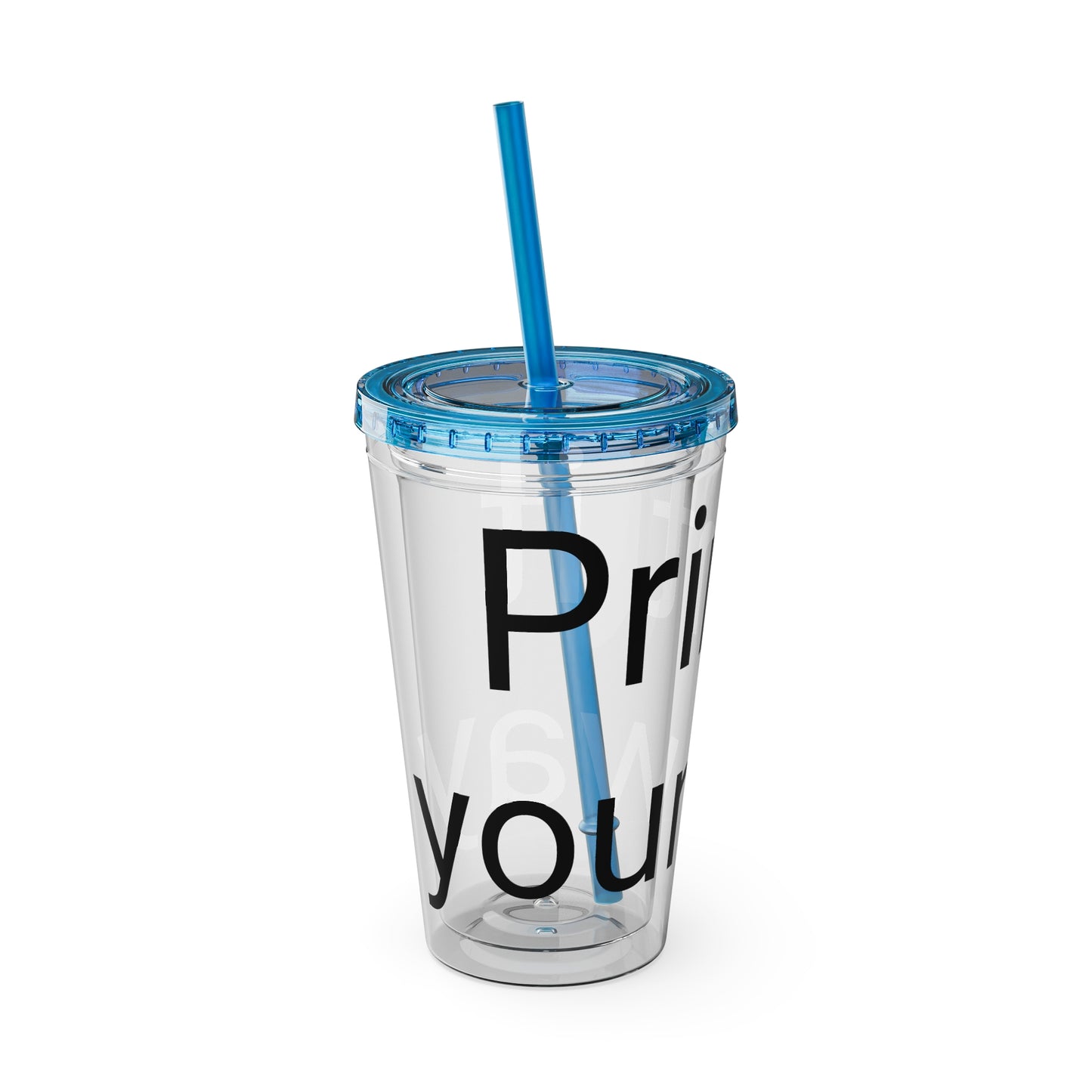 Sunsplash Tumbler with Straw | Motivational Travel Mug for Coffee Lovers, Reusable Drink Container, Eco-Friendly Gift, Summer Vibes
