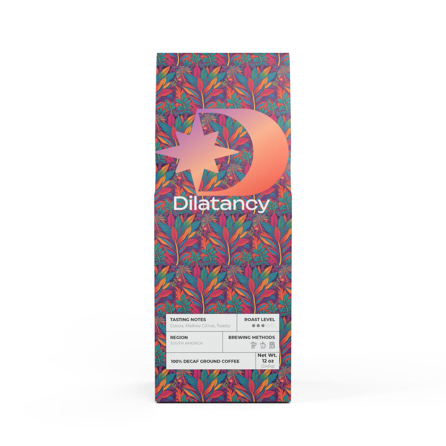Dilatancy Trapper Peak Decaf Coffee Blend (Medium Roast)