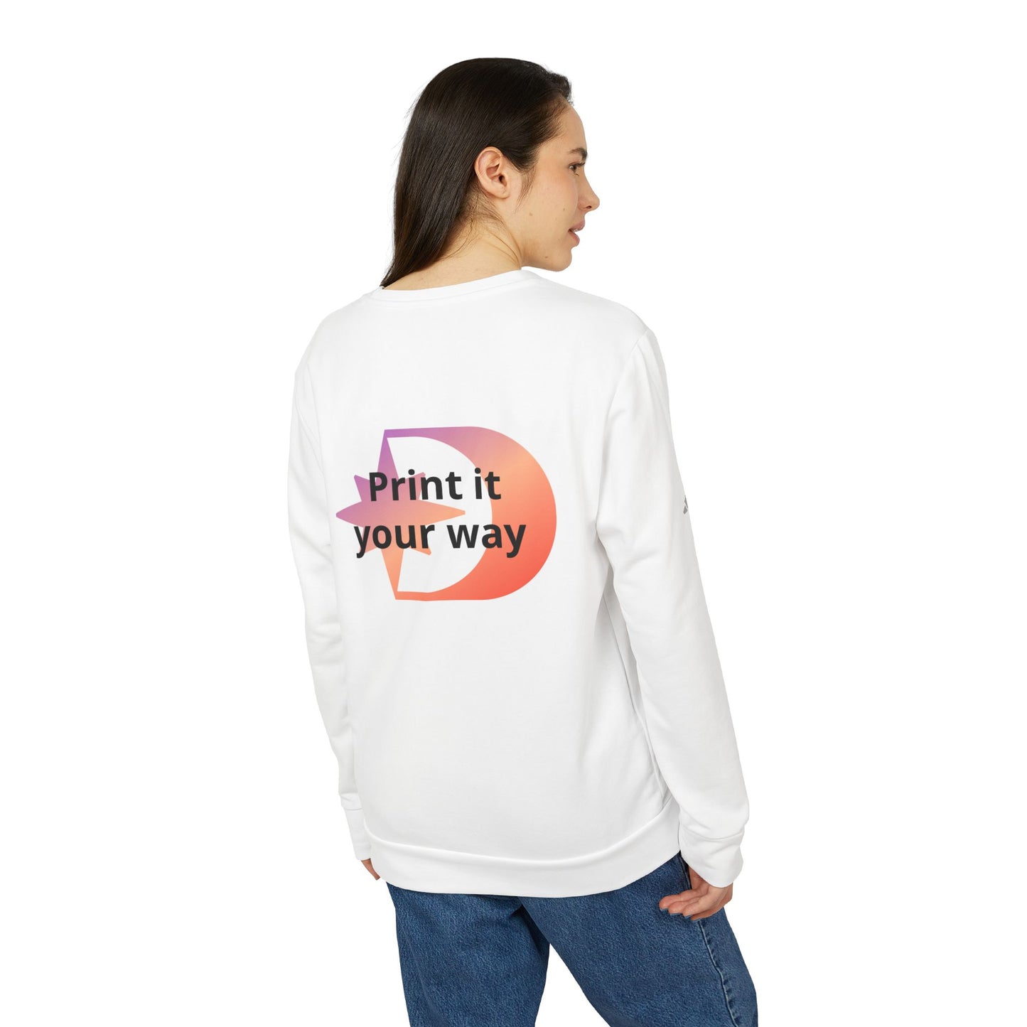 Adidas Customizable Crewneck Sweatshirt