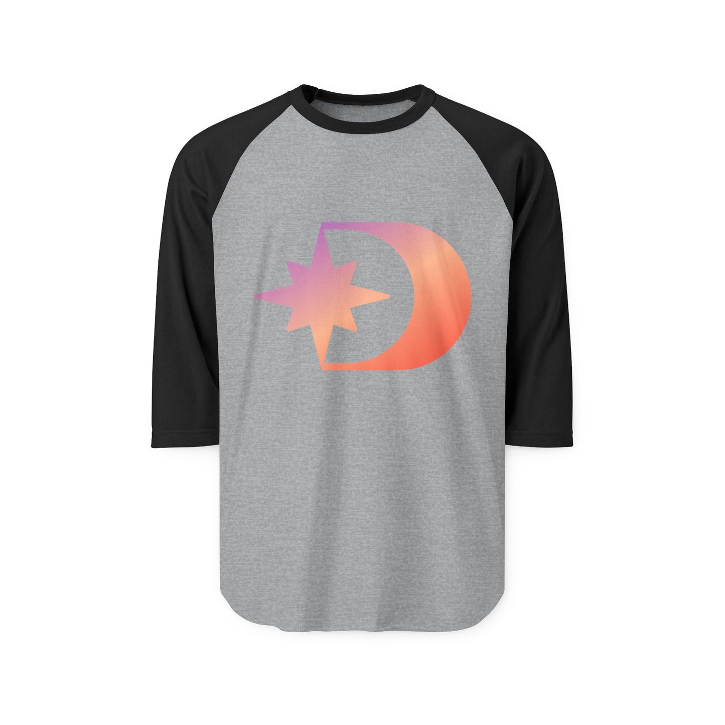 Customizable Unisex Three-Quarter Sleeve Raglan Shirt