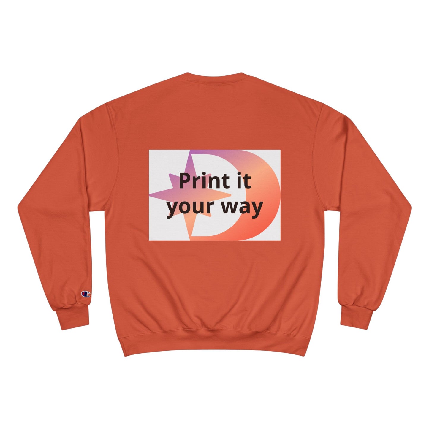 Champion Sweatshirt Customizable Sweatshirt