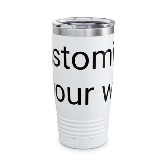 Personalized Ringneck Tumbler, 20oz Insulated Travel Mug, Custom Drinkware for Hot & Cold Beverages, Great Gift Idea