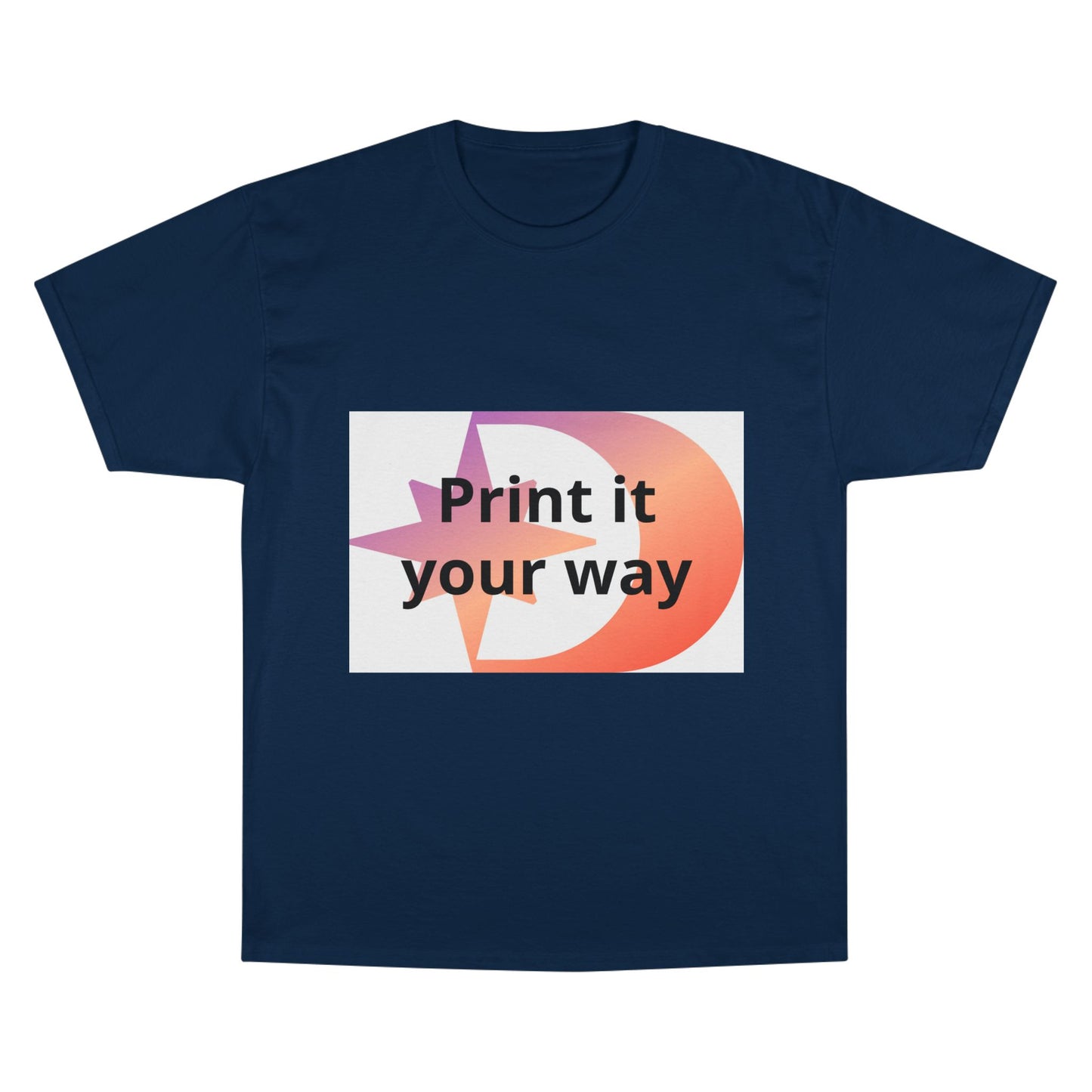 Champion T-Shirt — Customizable Logo Tee