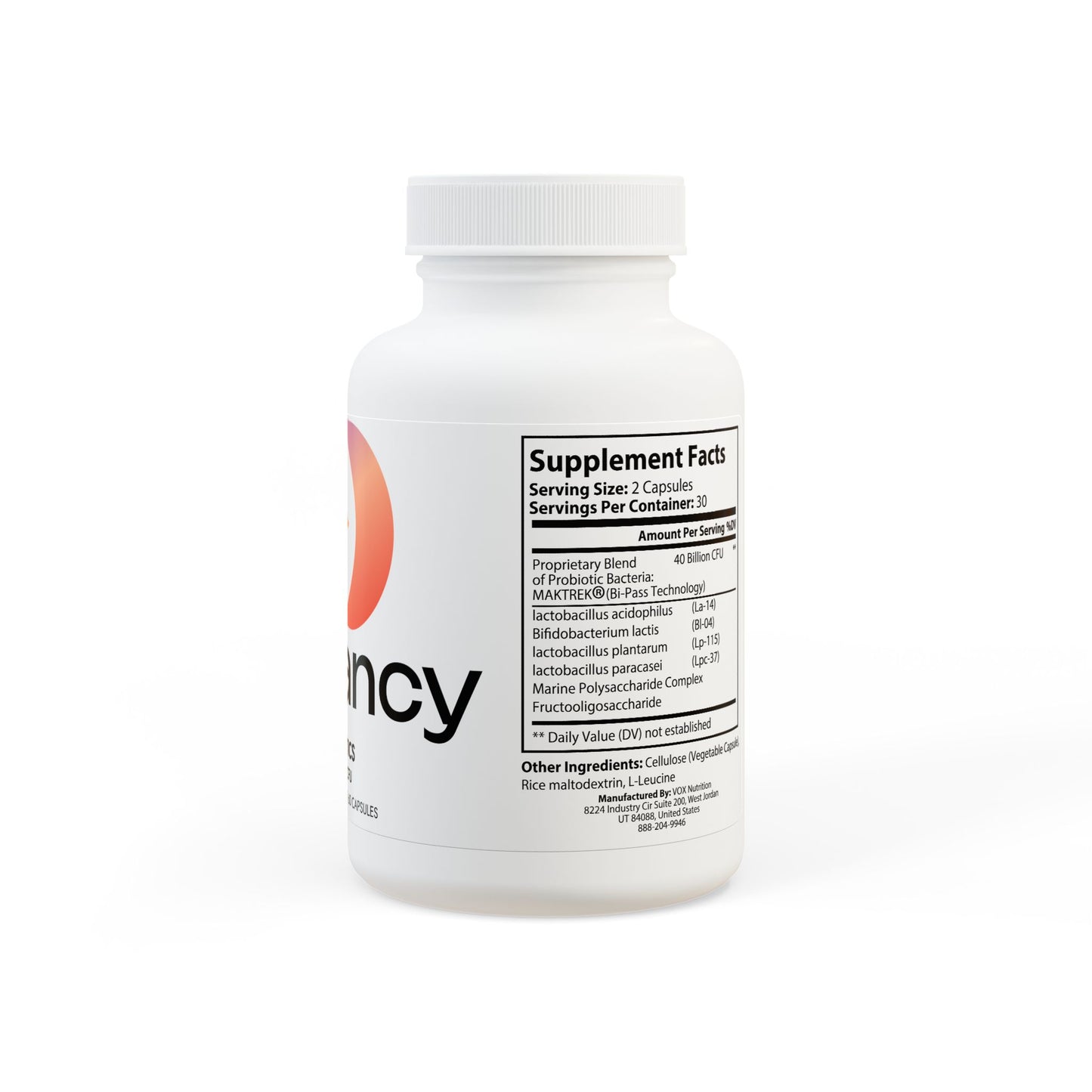 Dilatancy Probiotics Supplement (60 Capsules)
