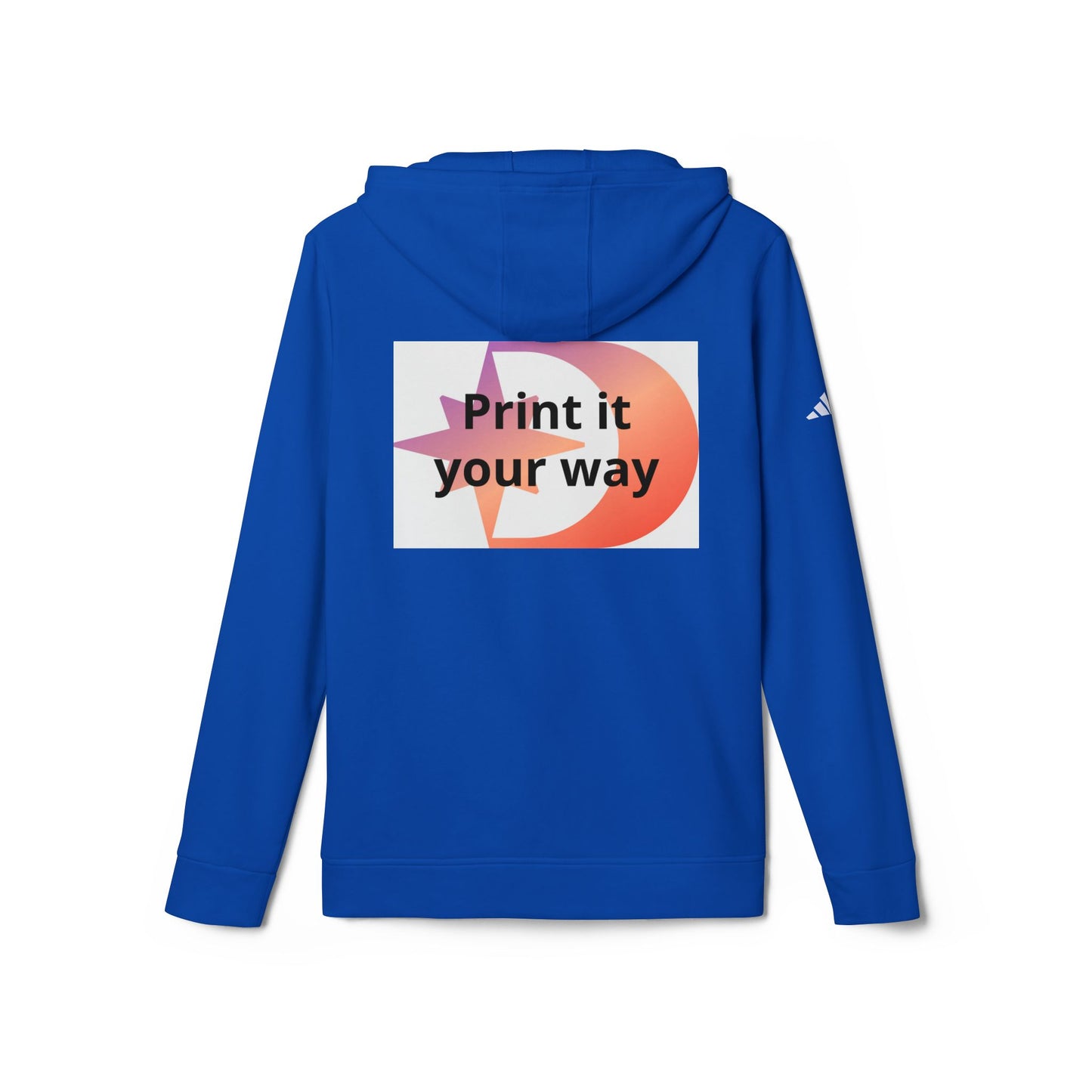 Adidas Minimalist Customizable White Hoodie
