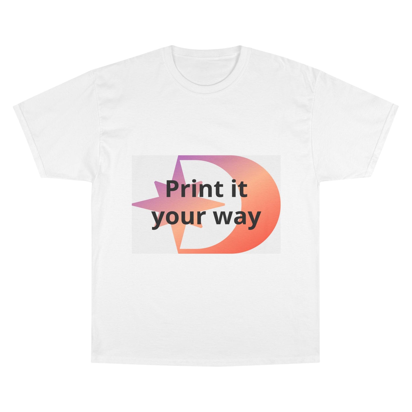 Champion T-Shirt — Customizable Logo Tee