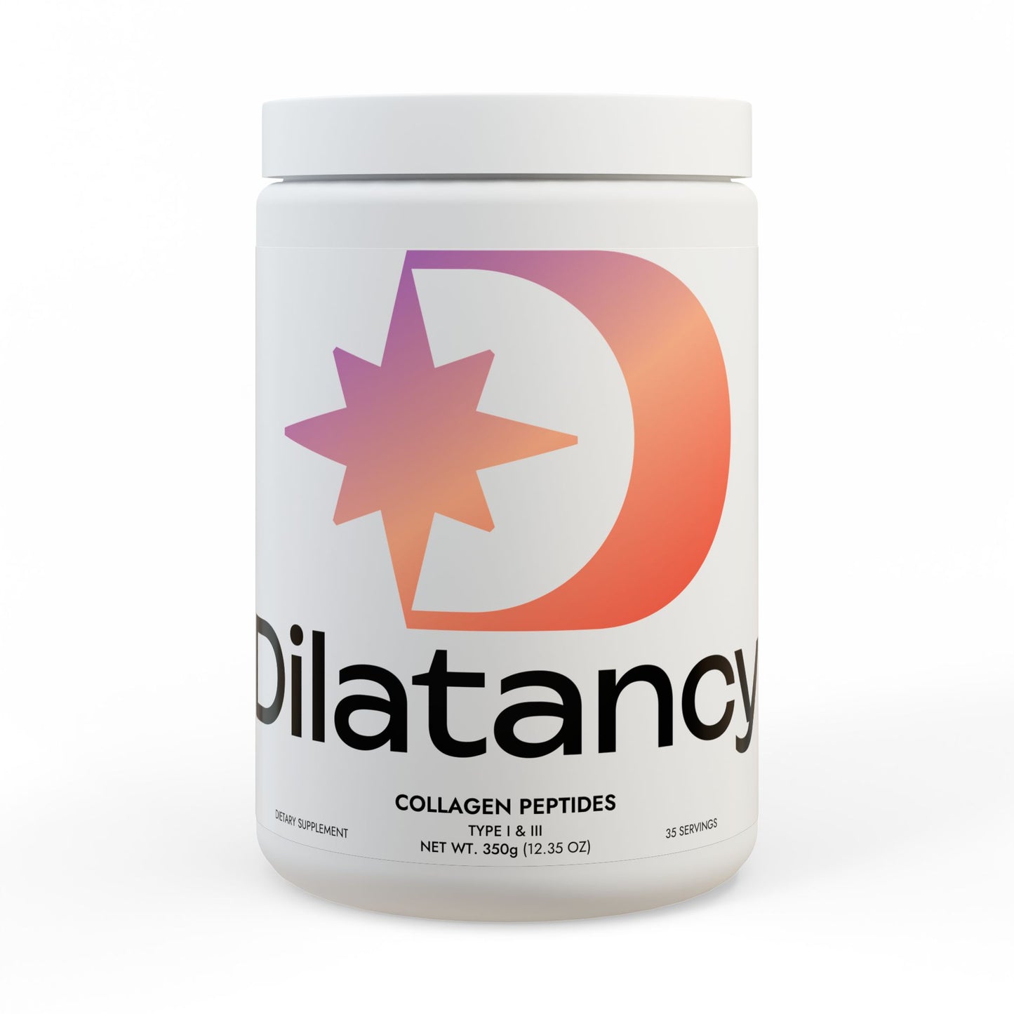 Dilatancy Collagen Peptides Type I & III Supplement (350g, 12.3oz)