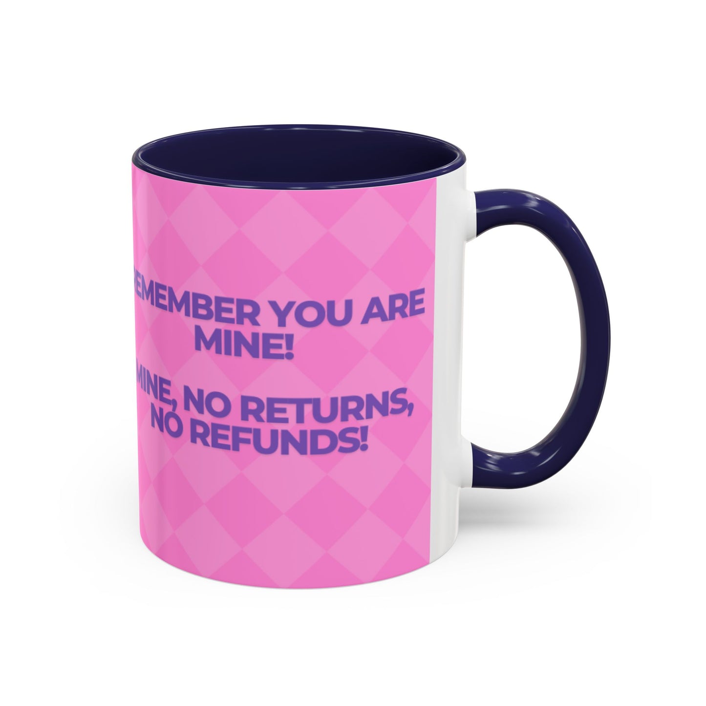 Playful Accent Coffee Mug Perfect Gift for Couples, Humor, Love, Valentines Day, Relationship Celebration, Funny Drinkware
