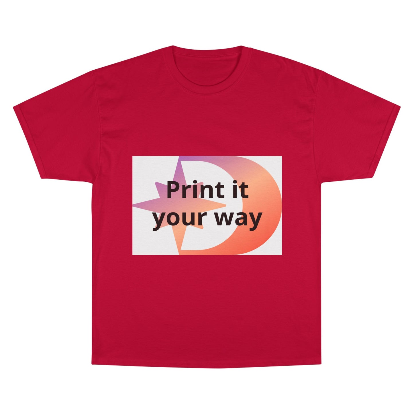 Champion T-Shirt — Customizable Logo Tee