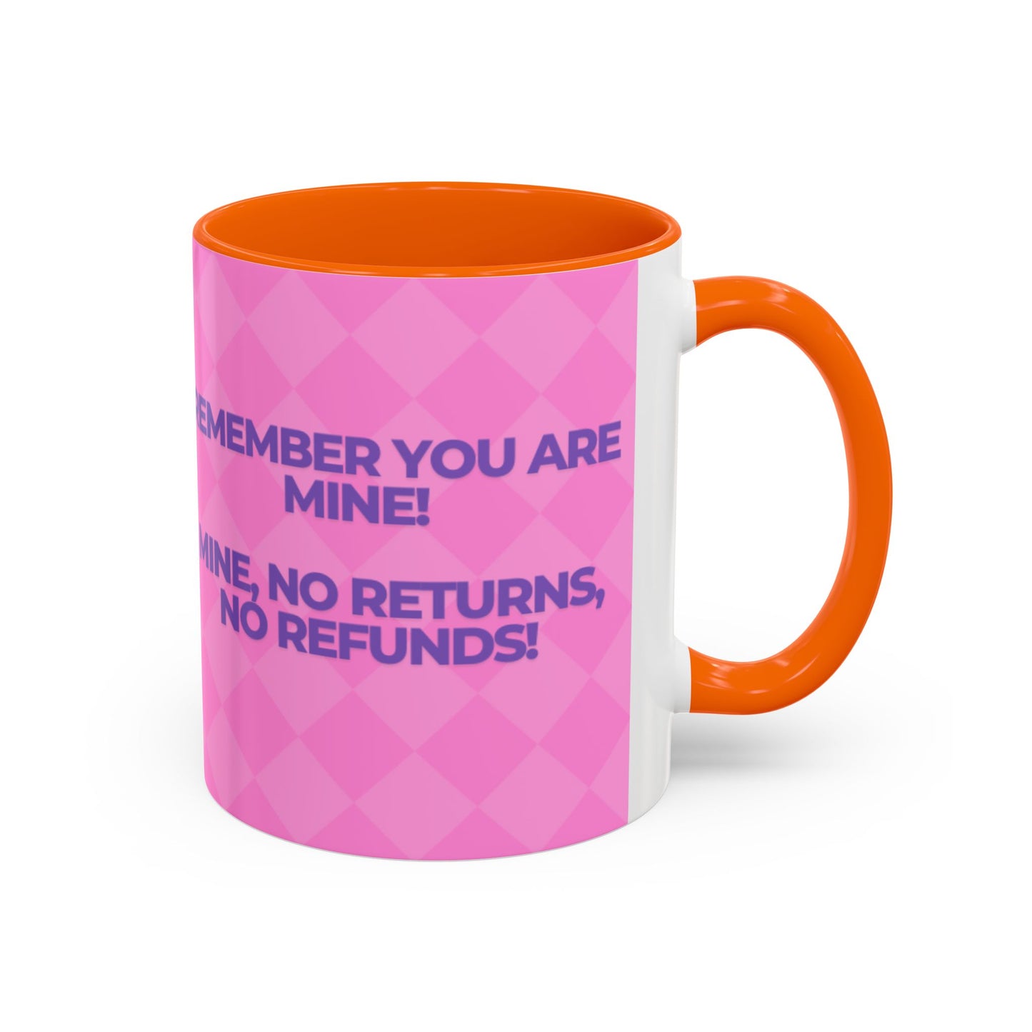 Playful Accent Coffee Mug Perfect Gift for Couples, Humor, Love, Valentines Day, Relationship Celebration, Funny Drinkware