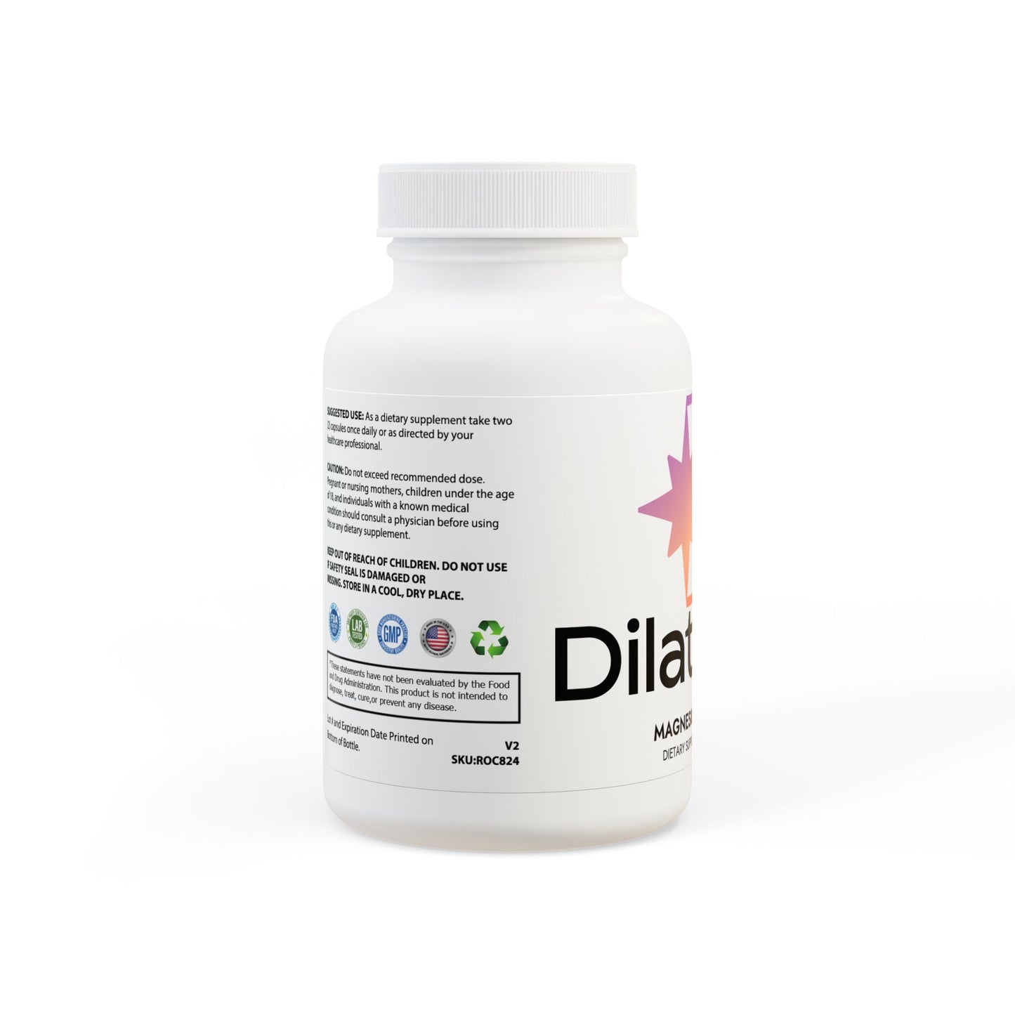 Dilatancy Magnesium Glycinate Supplement (60 Capsules)