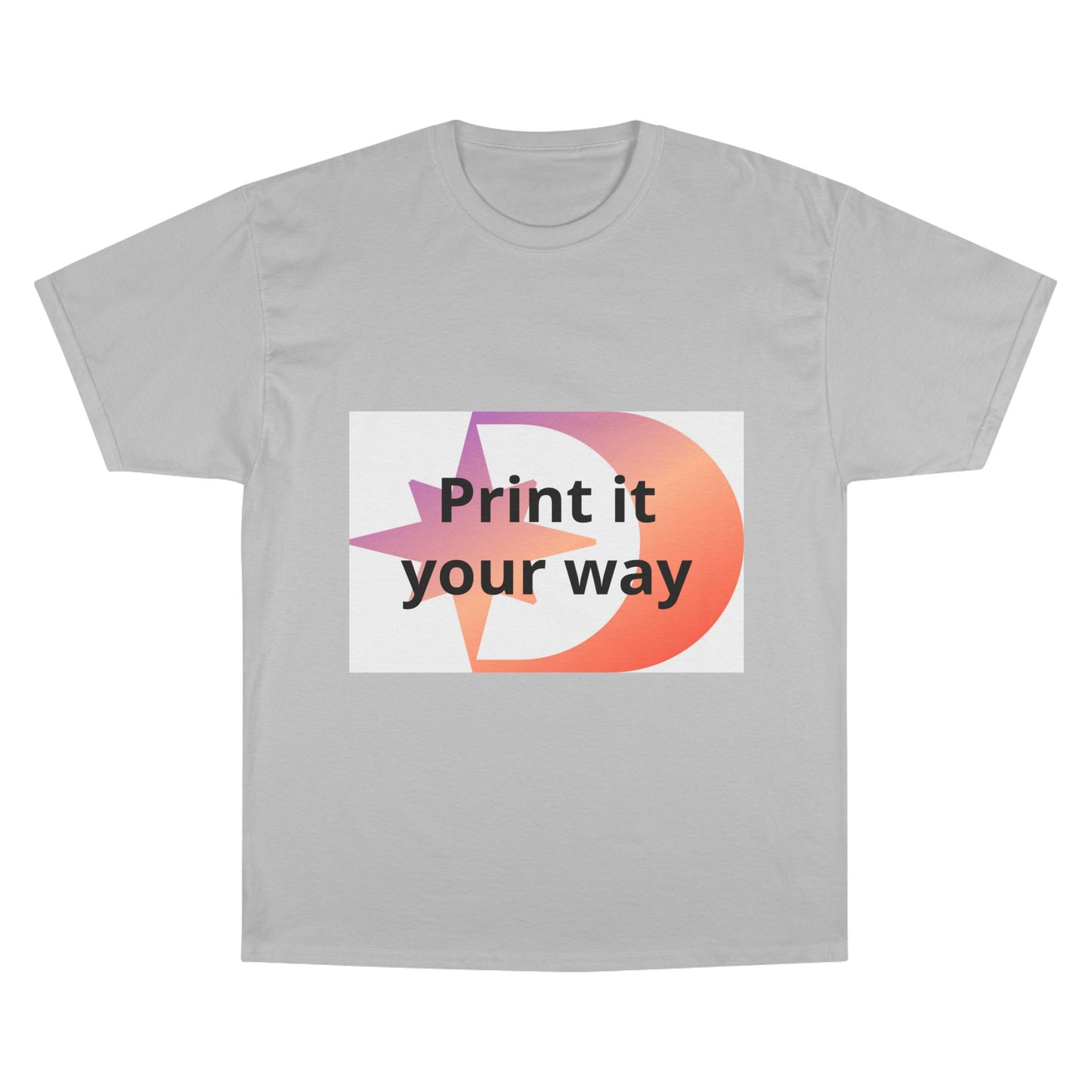 Champion T-Shirt — Customizable Logo Tee