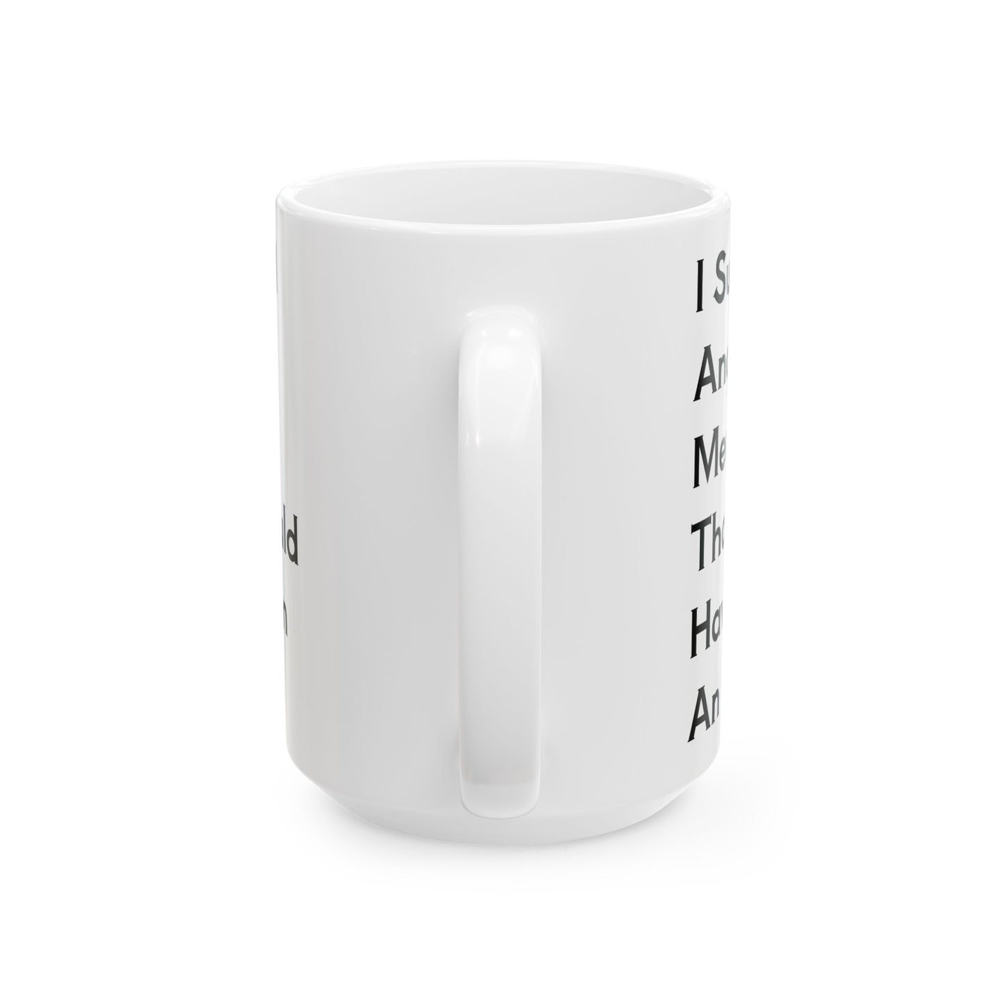 Office Meeting Office Joke Ceramic Mug, Funny Work Humor Tea Cup, Sarcastic Co-Worker Gift, Coworker Birthday Present, Coffee Lover Mug