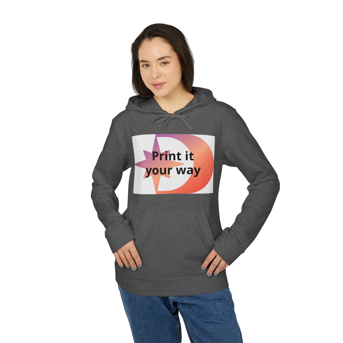 Adidas Minimalist Customizable White Hoodie