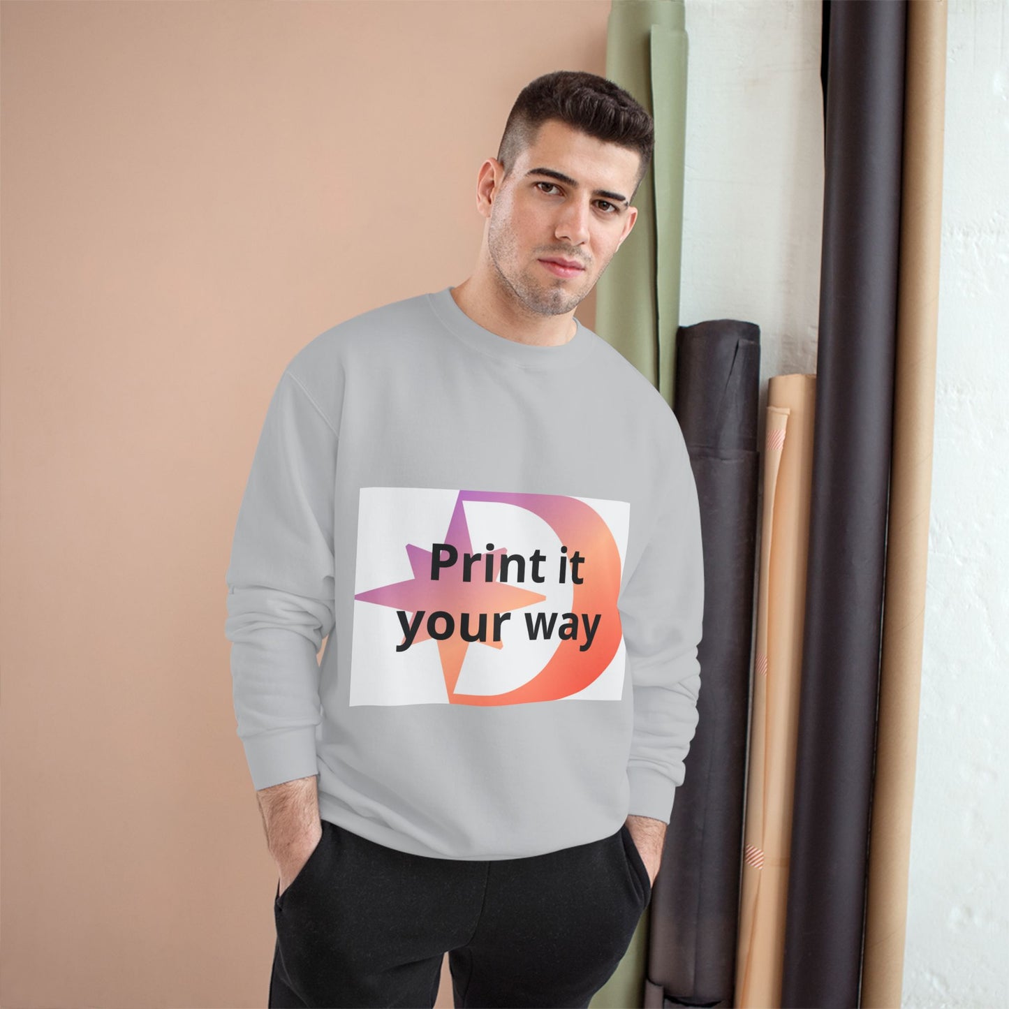 Champion Sweatshirt Customizable Sweatshirt