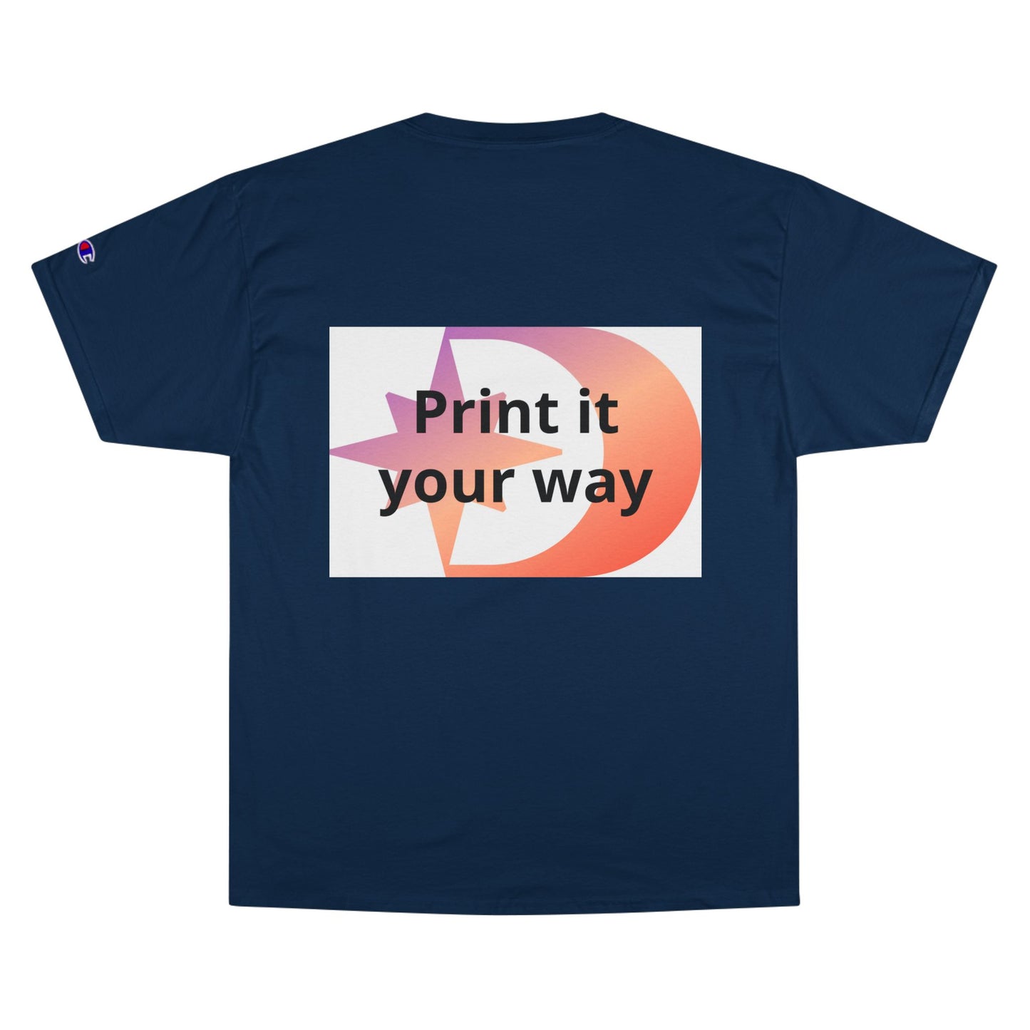Champion T-Shirt — Customizable Logo Tee