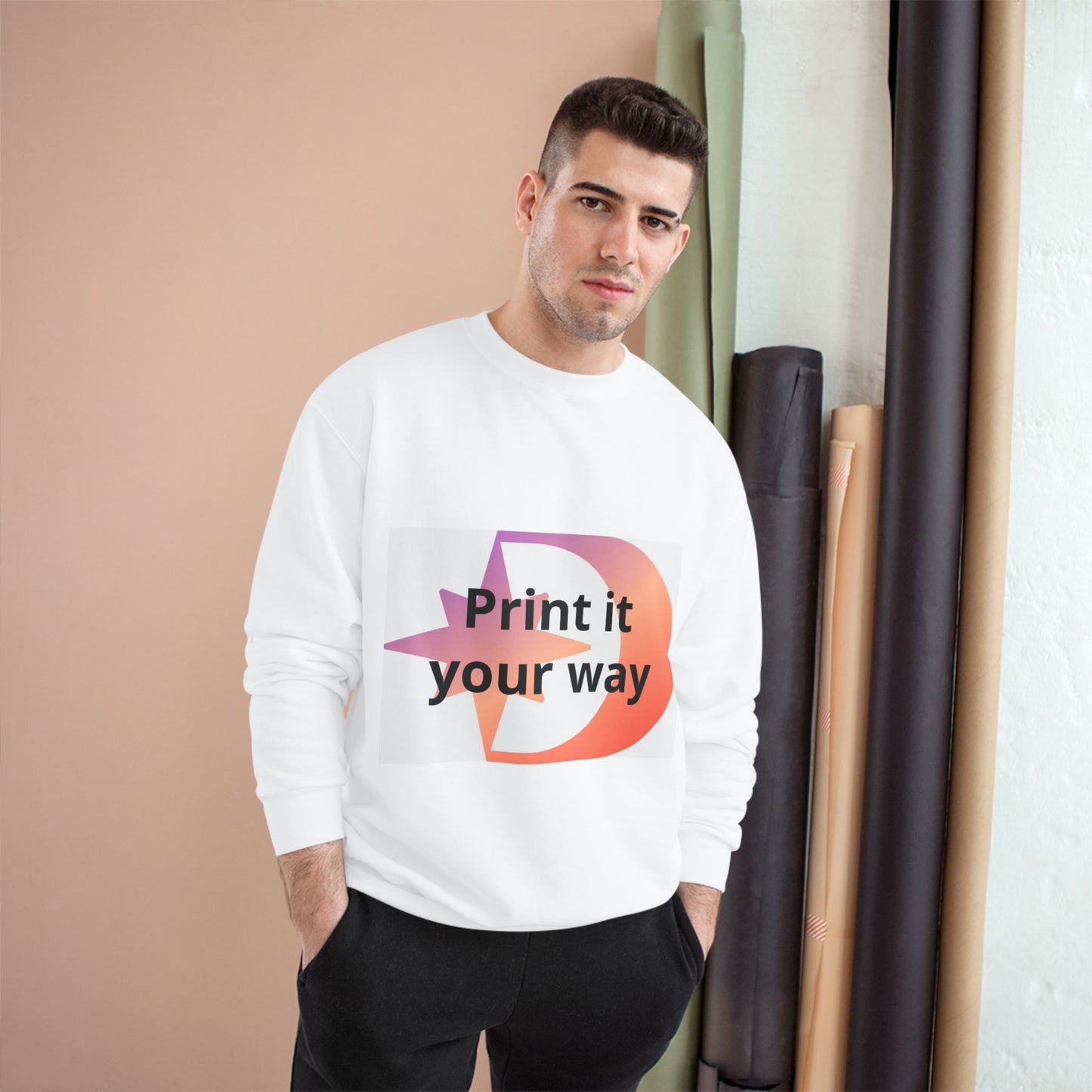 Champion Sweatshirt Customizable Sweatshirt
