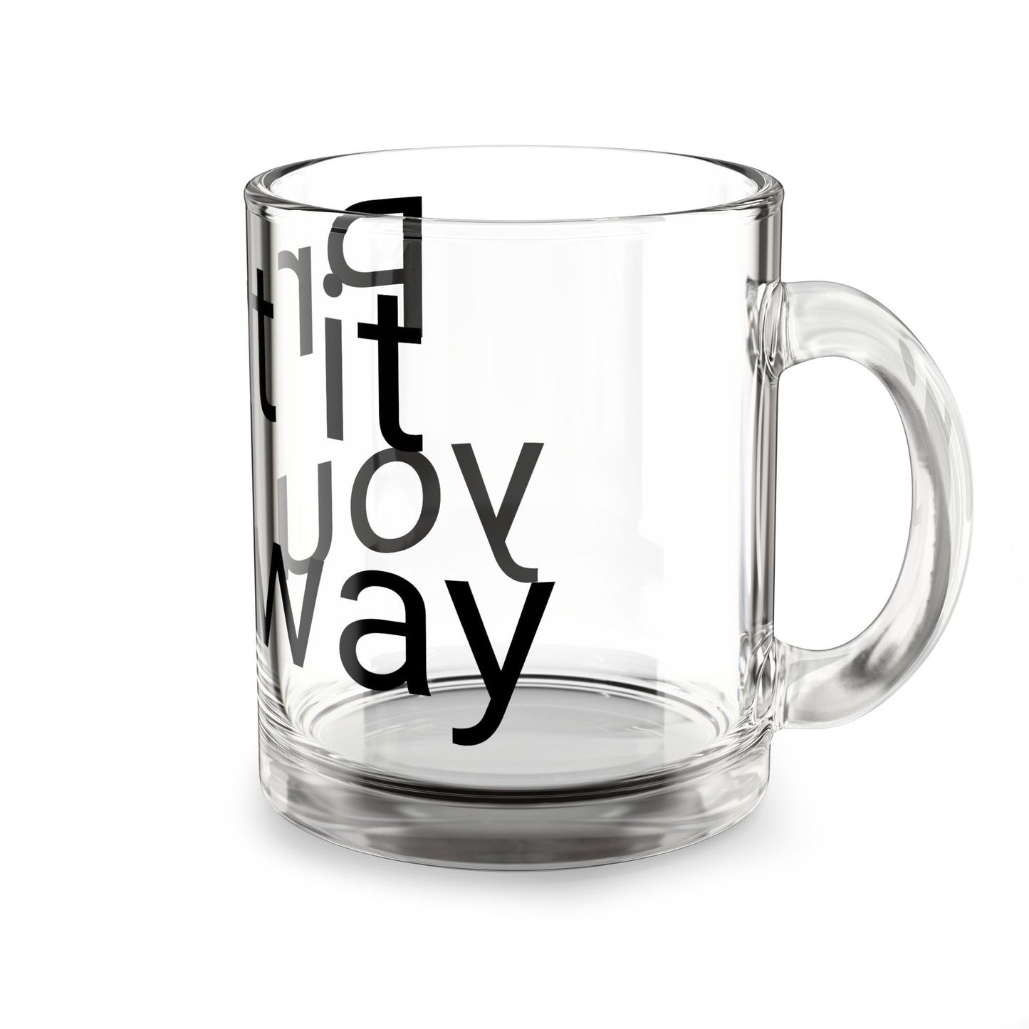 Personalized Glass Mug, Custom Drinkware, Perfect Gift for Coffee Lovers, Unique Home Decor, Ideal for Birthdays, Holidays