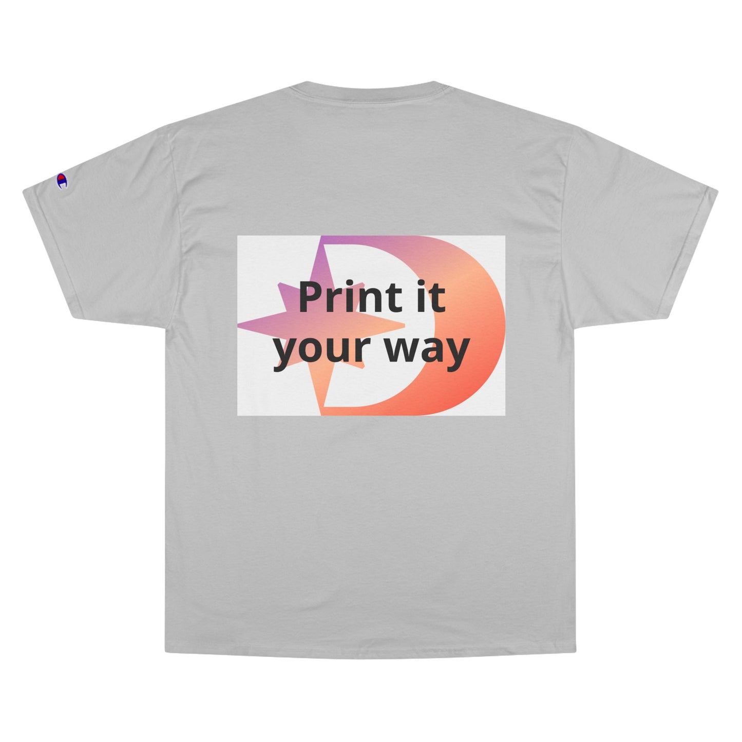 Champion T-Shirt — Customizable Logo Tee